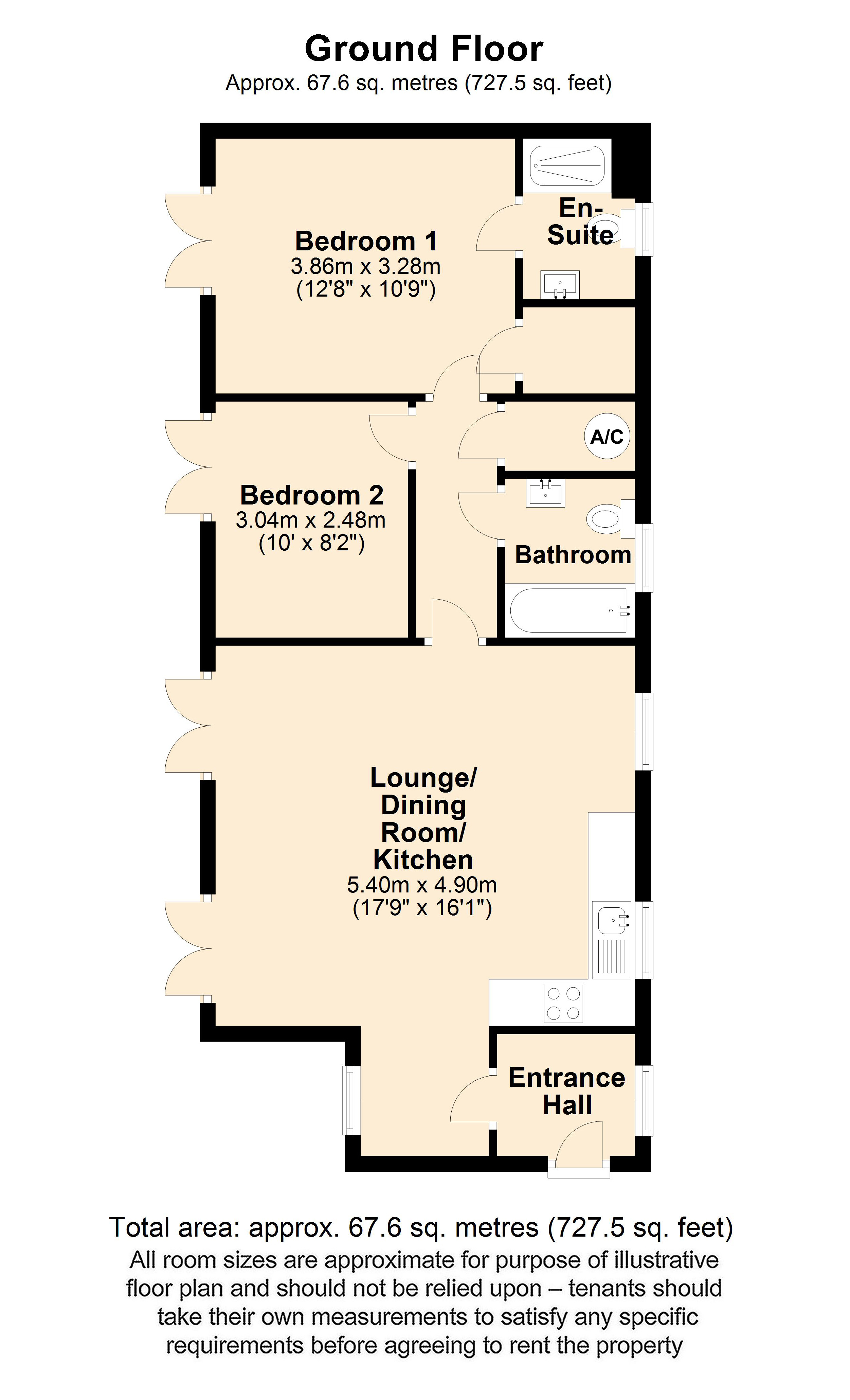 3, Islington Grove, Monkston Park floorplan