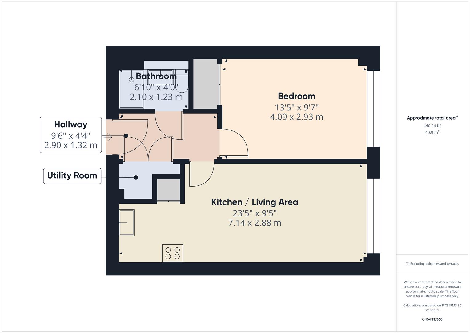 Apt 107, Park Central, 11 Jesse Hartley Way, Liverpool floorplan