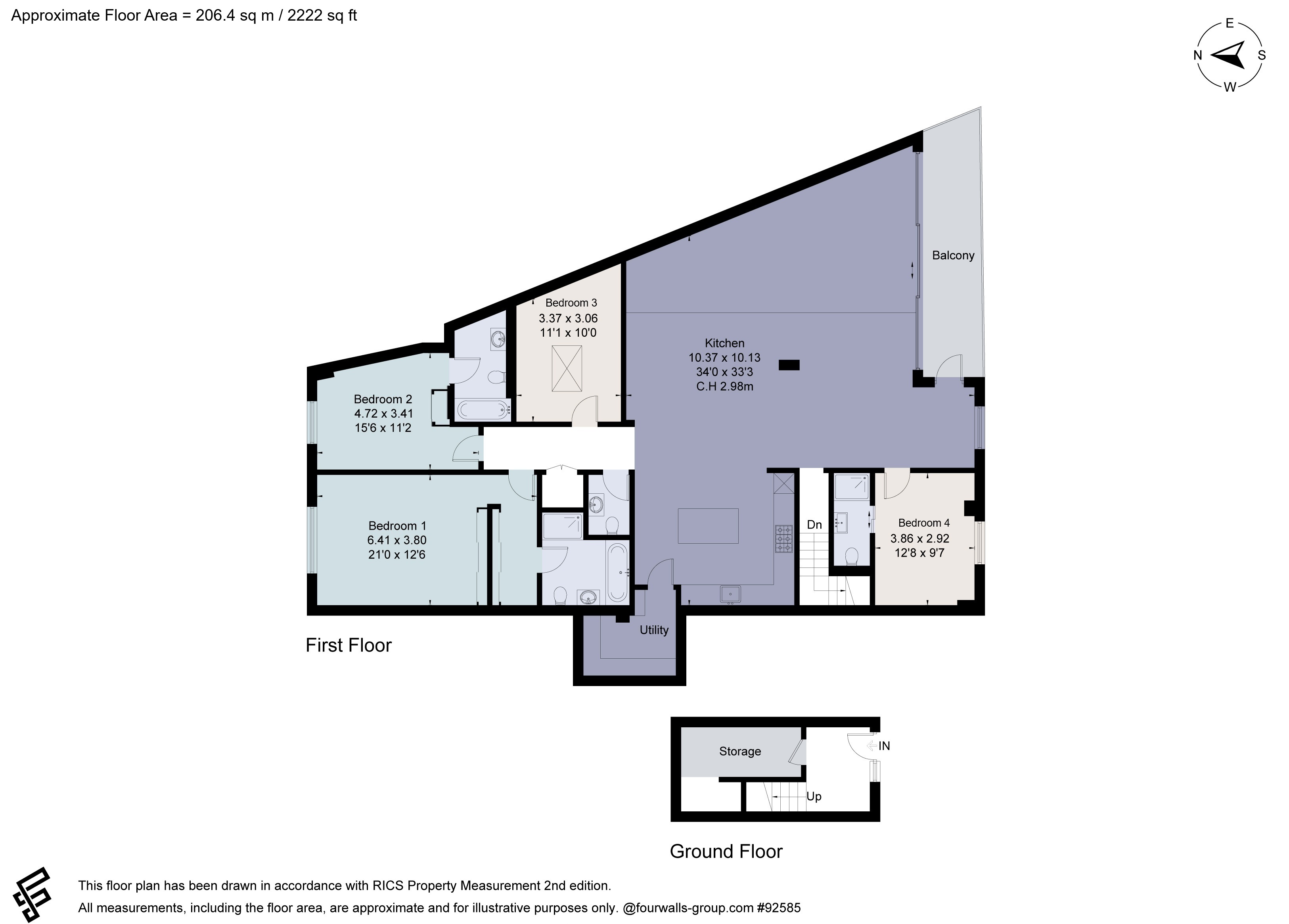 1E,, Osiers Road, London floorplan