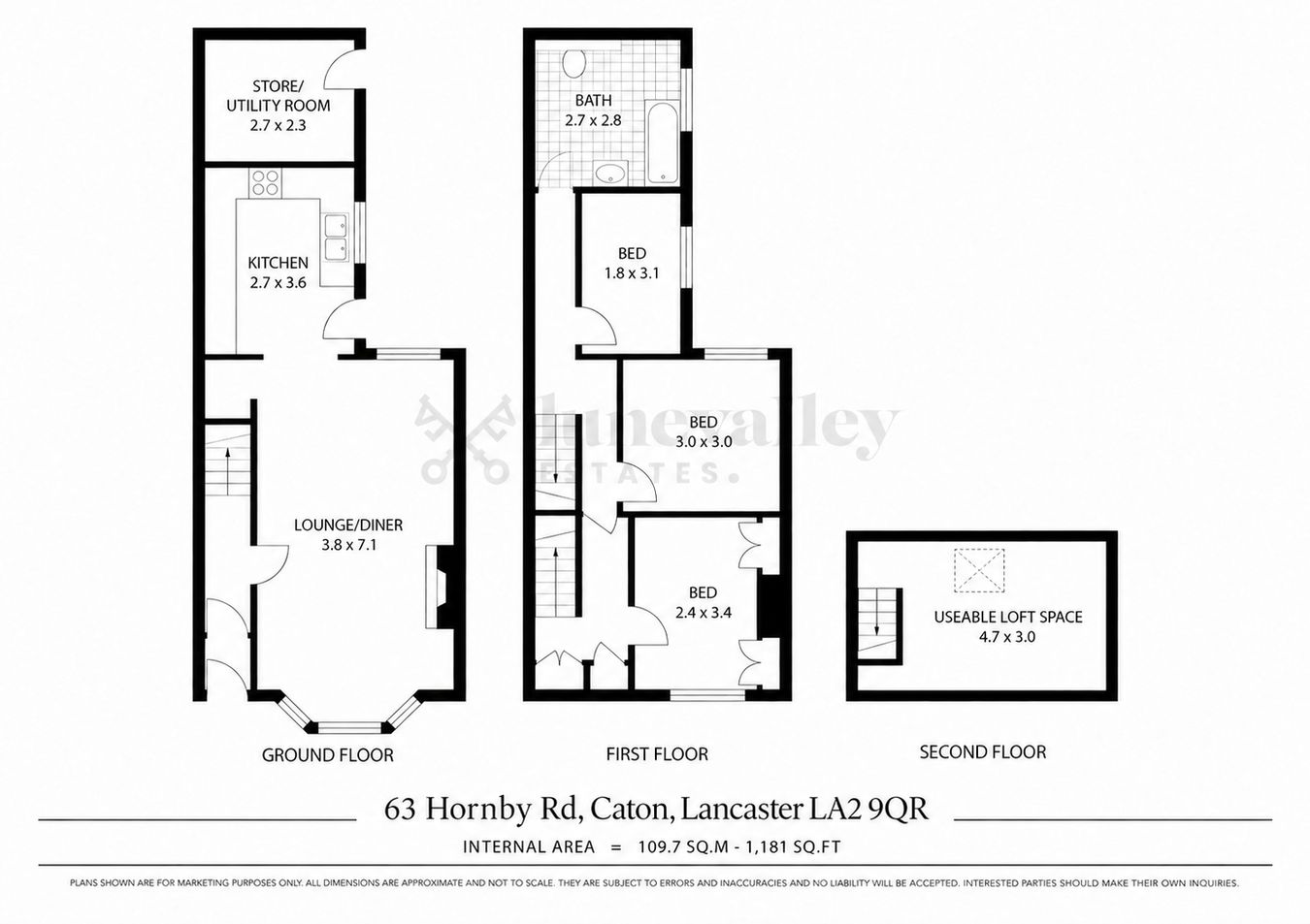 63, Hornby Road, Lancaster floorplan