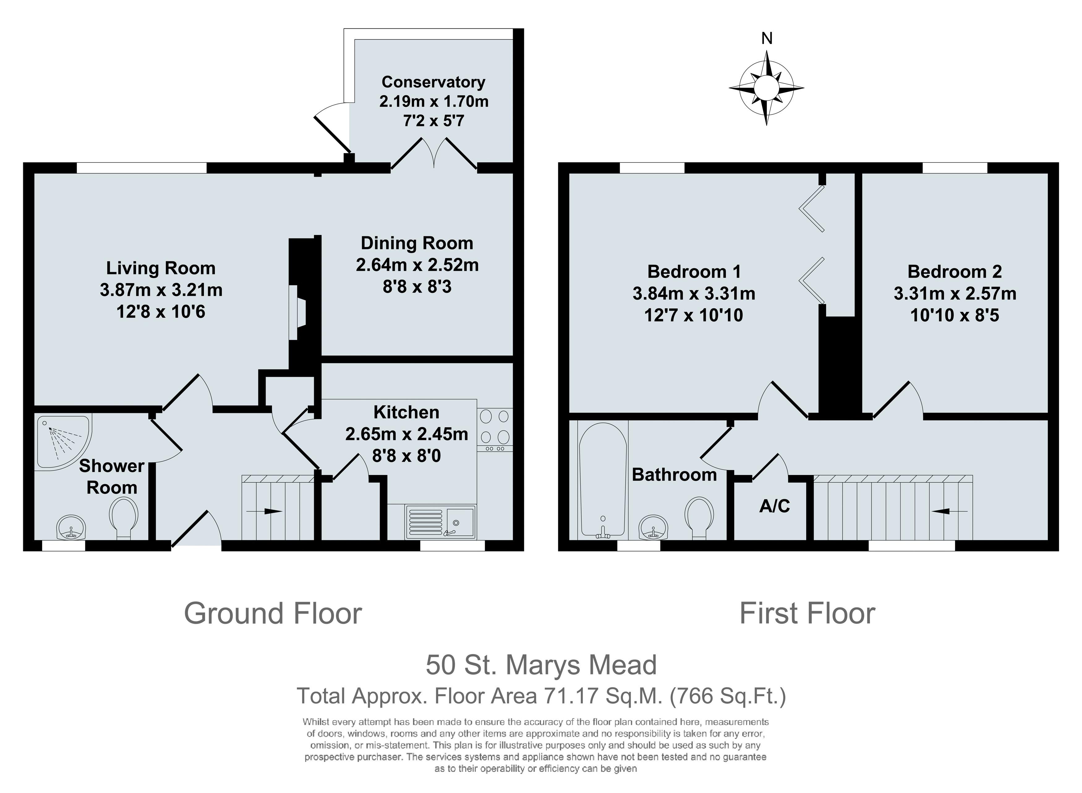 Free property report 50 St Marys Mead, Witney, OX28 4EZ Chimnie