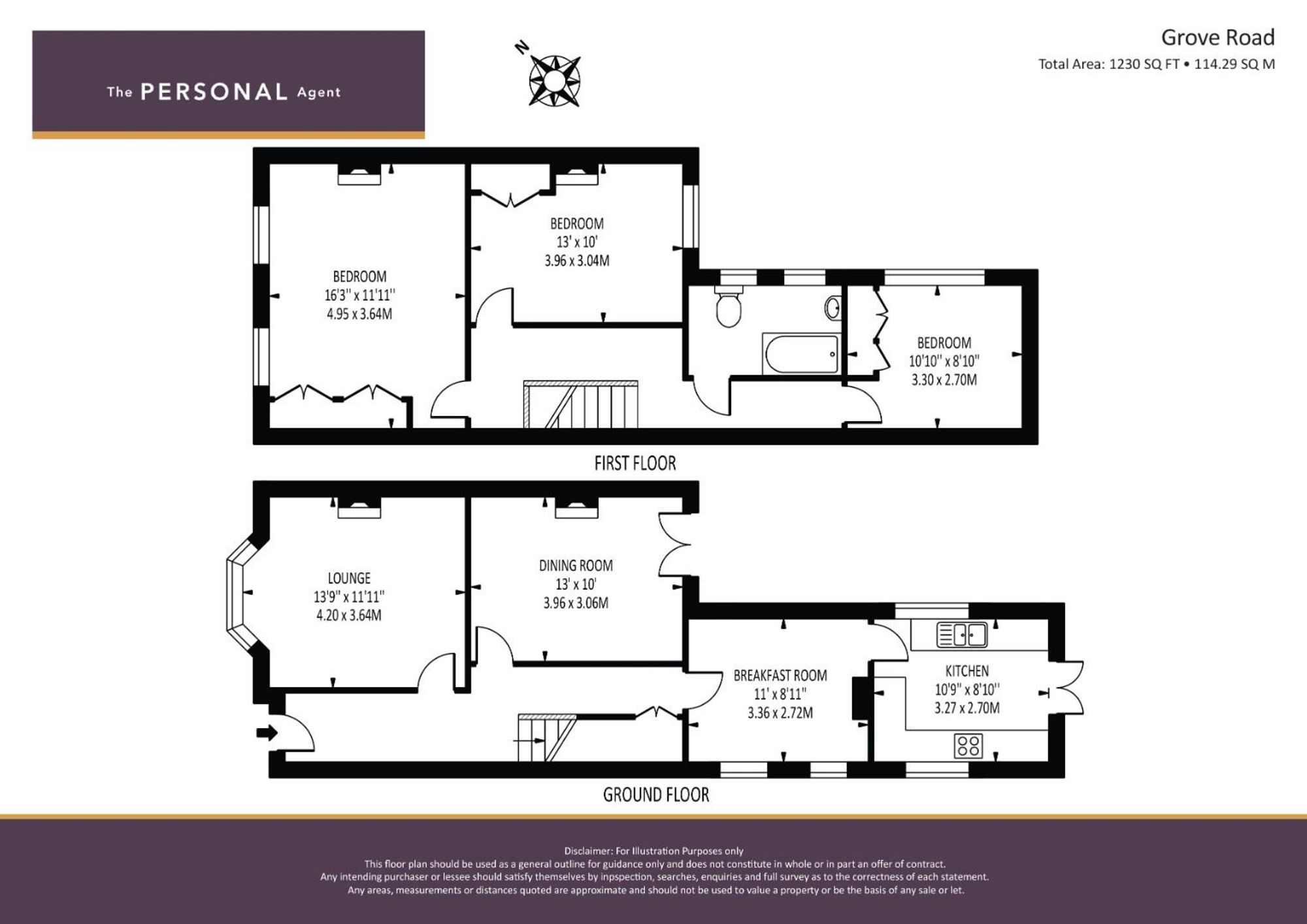 8, Grove Road, Epsom floorplan