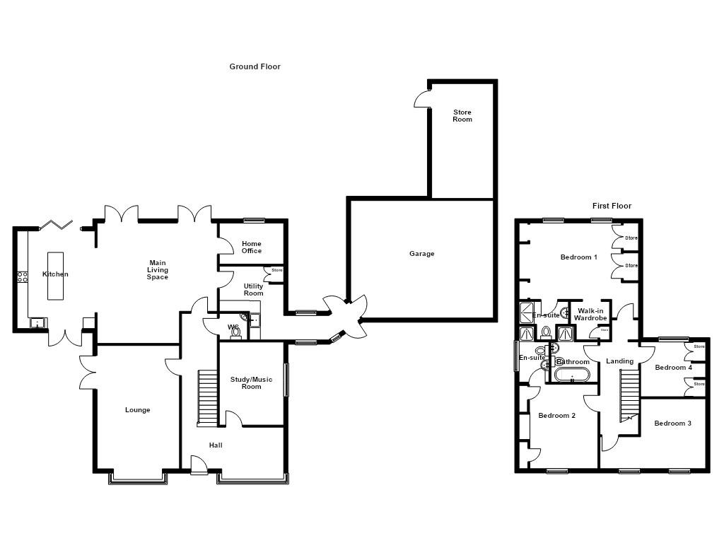 The Ingles, Silk Mill Lane, Goosnargh floorplan
