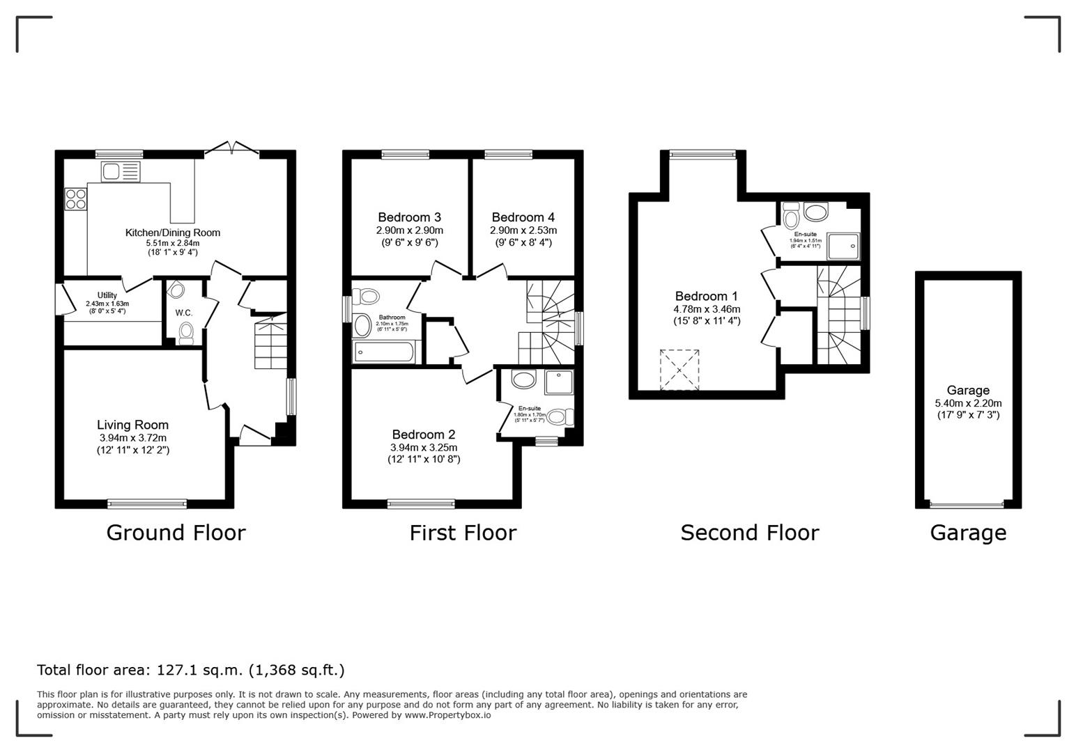 38, Kingfisher Road, Nottingham floorplan