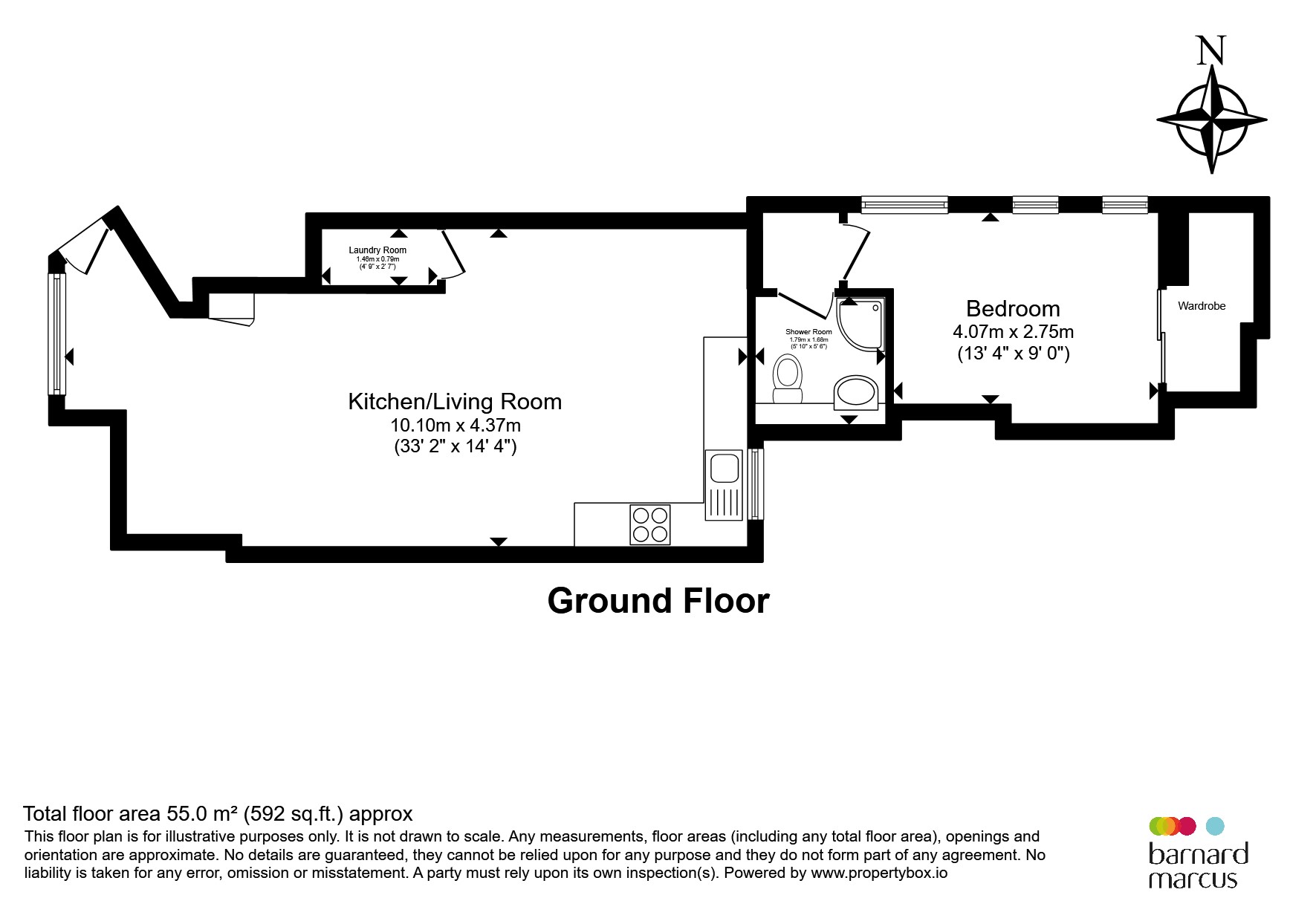 118c, Landor Road, London floorplan