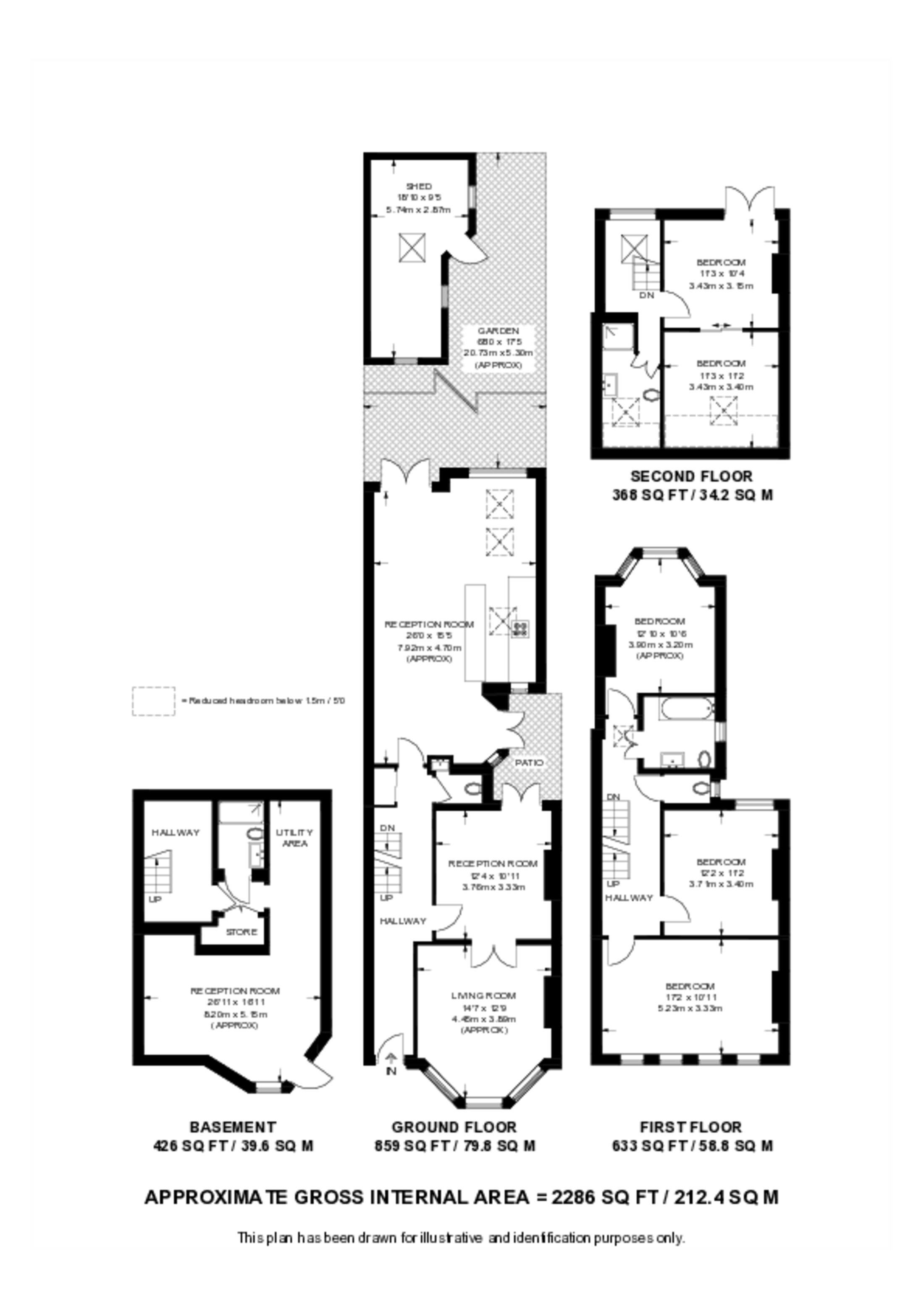 Priory Avenue, Hornsey floorplan