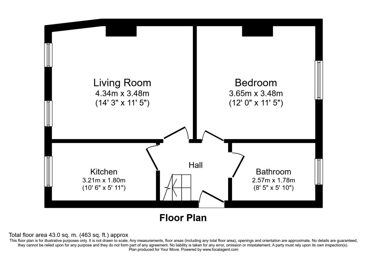 1 Bedrooms Flat to rent in Birmingham New Road, Wolverhampton WV4