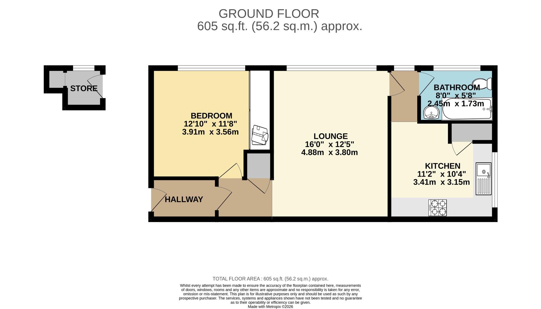 Flat 7 Churchfield, 8, Edge Lane, Chorlton floorplan