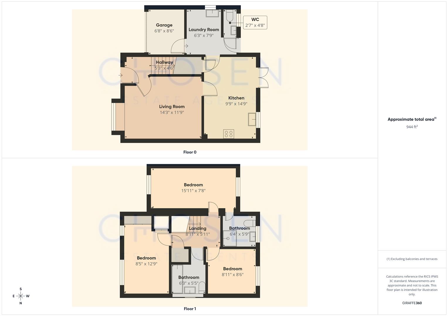 4, Mary Rose Avenue, Gloucester floorplan