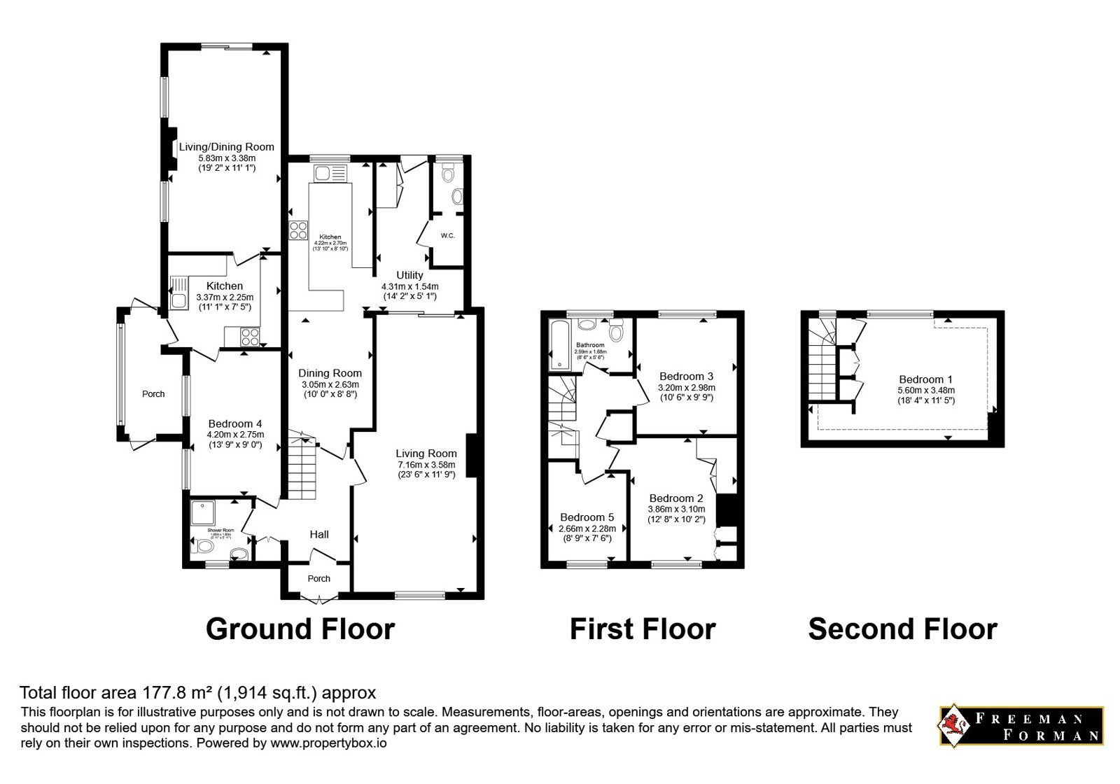 182, Hopgarden Road, Kent floorplan