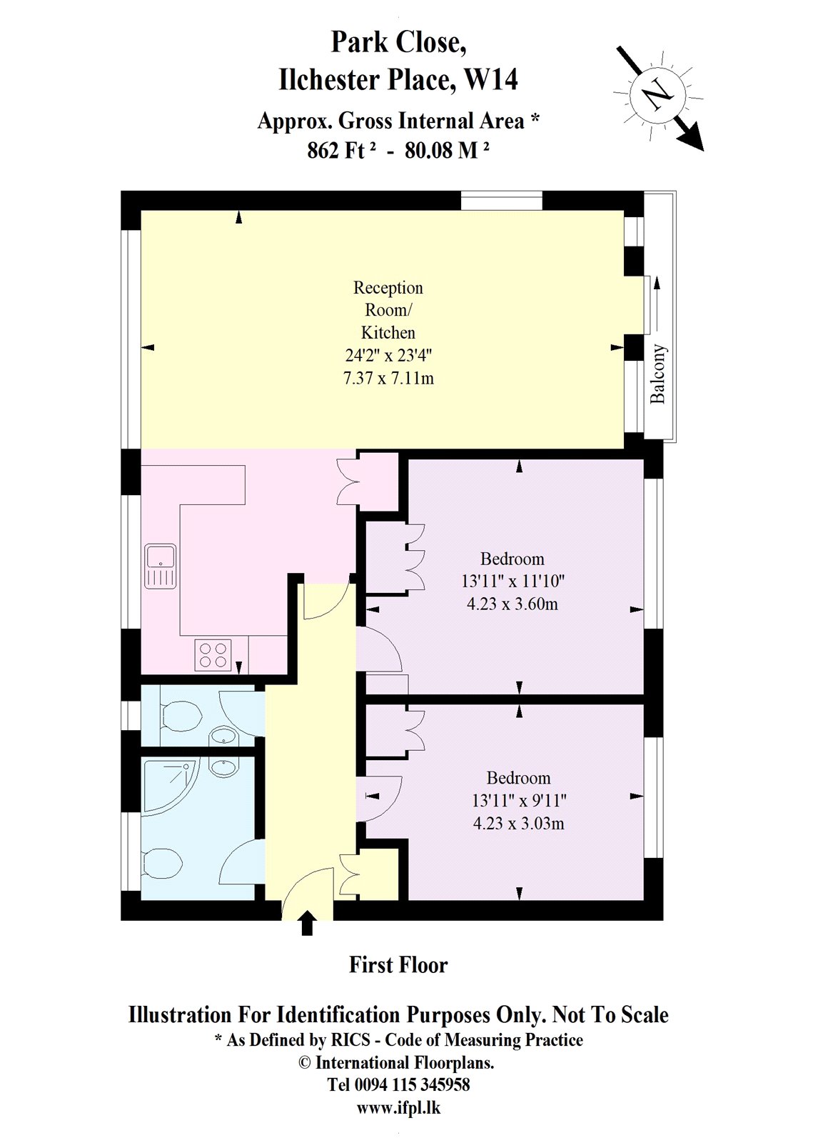 Illchester Place, London floorplan