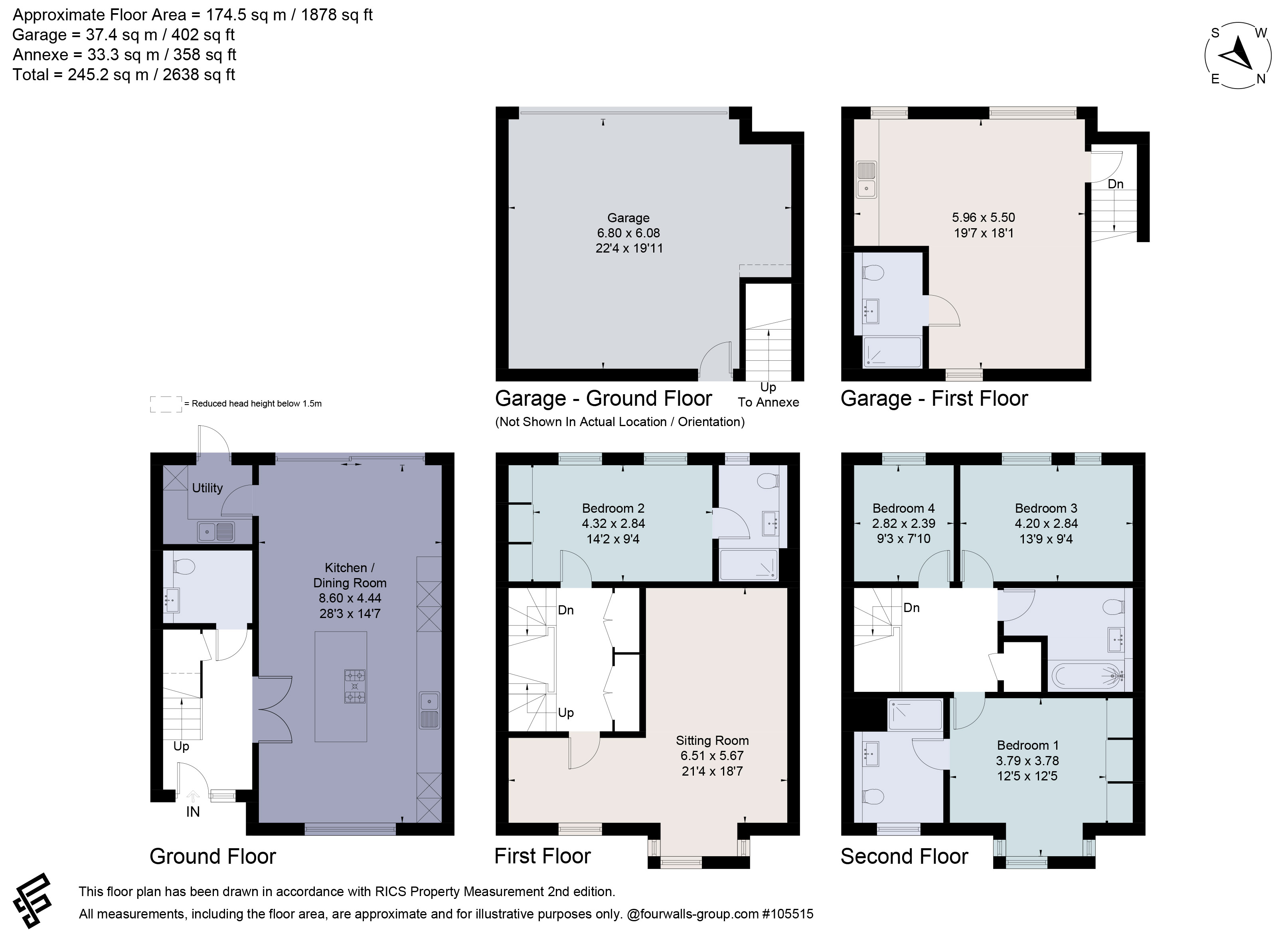 68, Knightly Avenue, Cambridgeshire floorplan