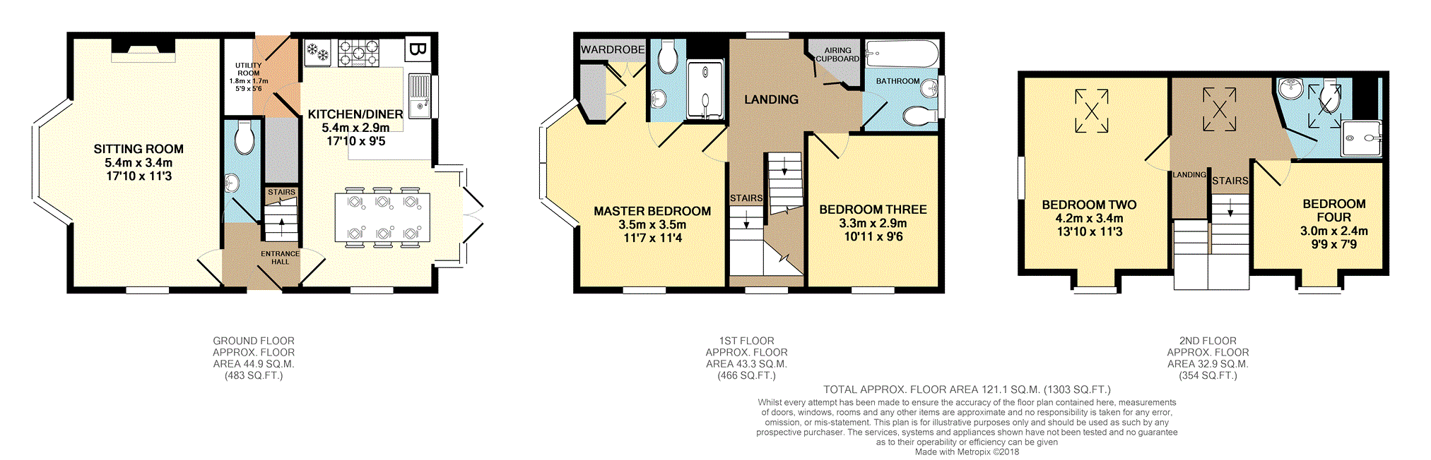 4 Bedrooms Detached house for sale in Martell Drive, Kempston, Bedford MK42