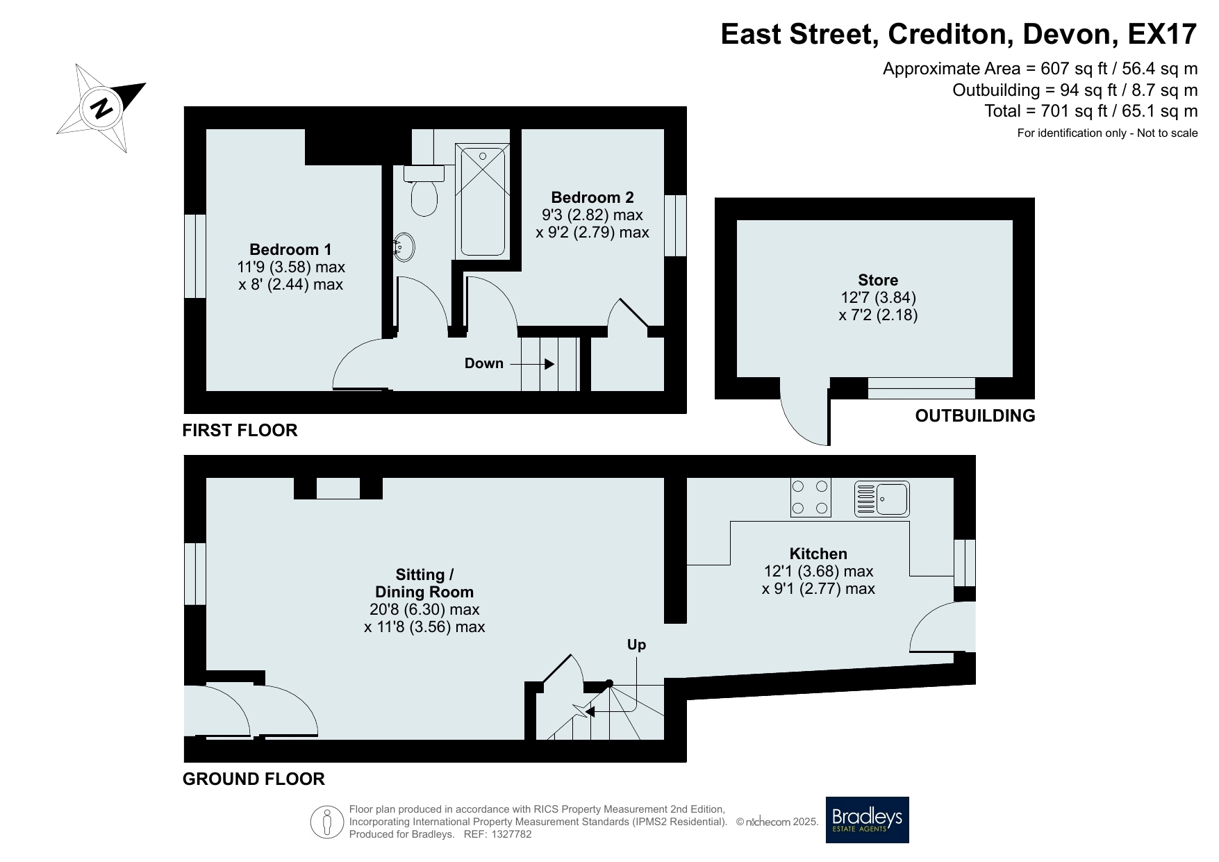 52, East Street, Devon floorplan