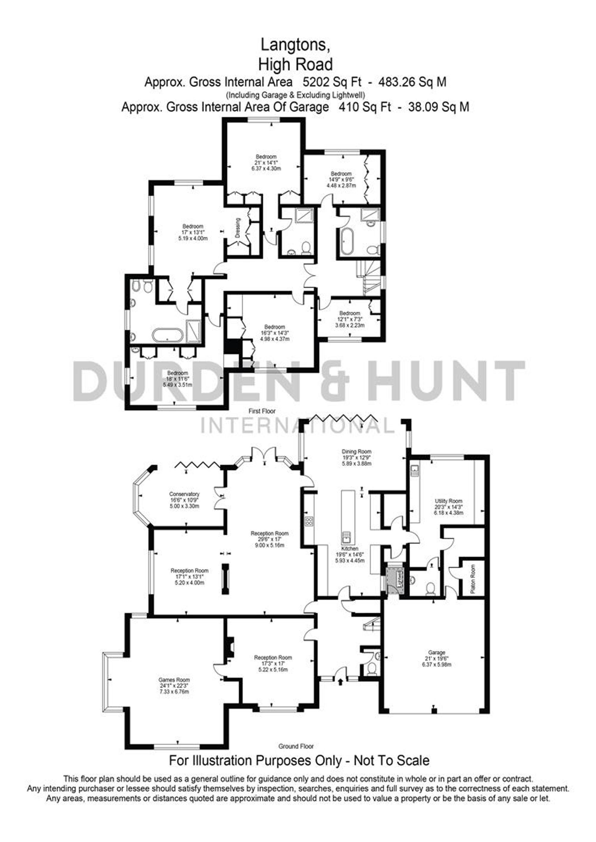 Langtons High Road, Chigwell floorplan