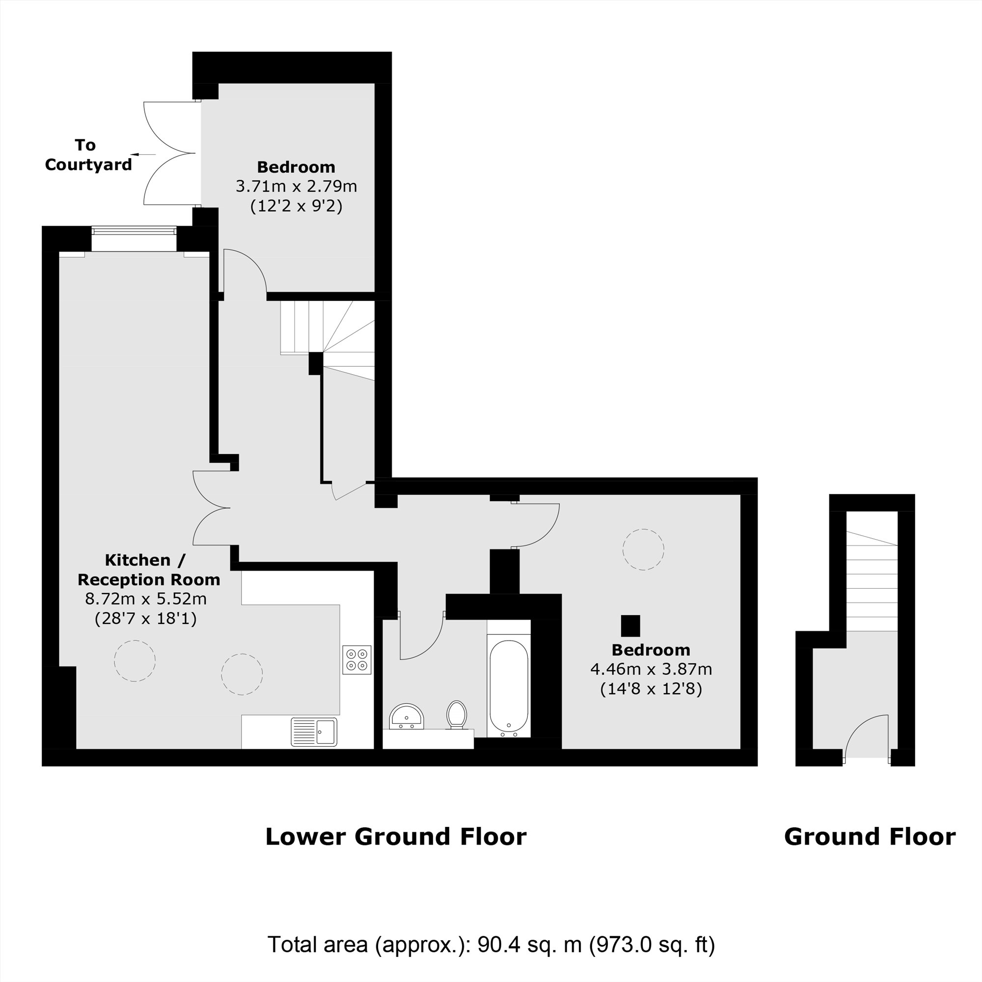 Flat 12, 24, Welmar Mews, London floorplan