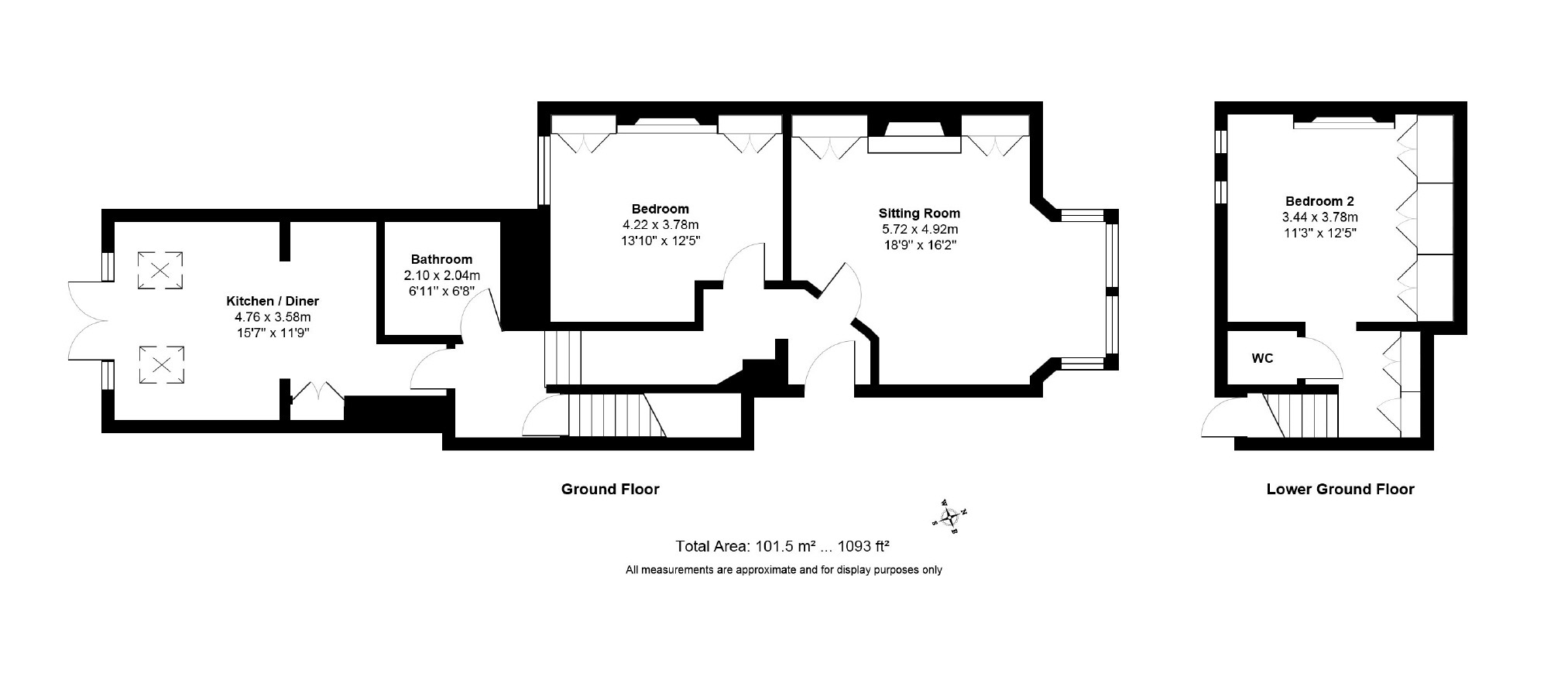 2 Bedrooms Flat to rent in Franklin Mount, Harrogate, North Yorkshire HG1