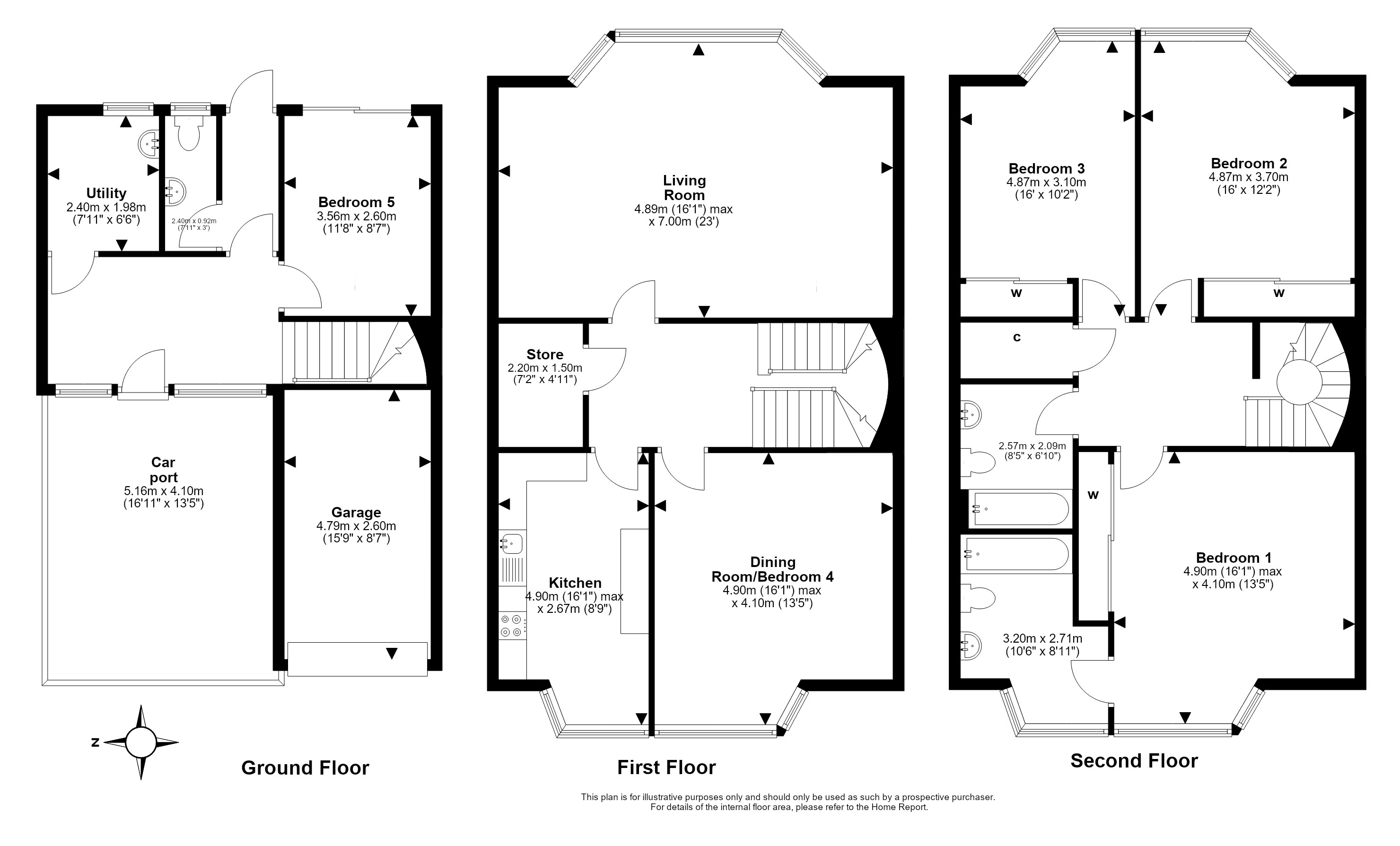25, Oswald Court, Grange, Edinburgh floorplan