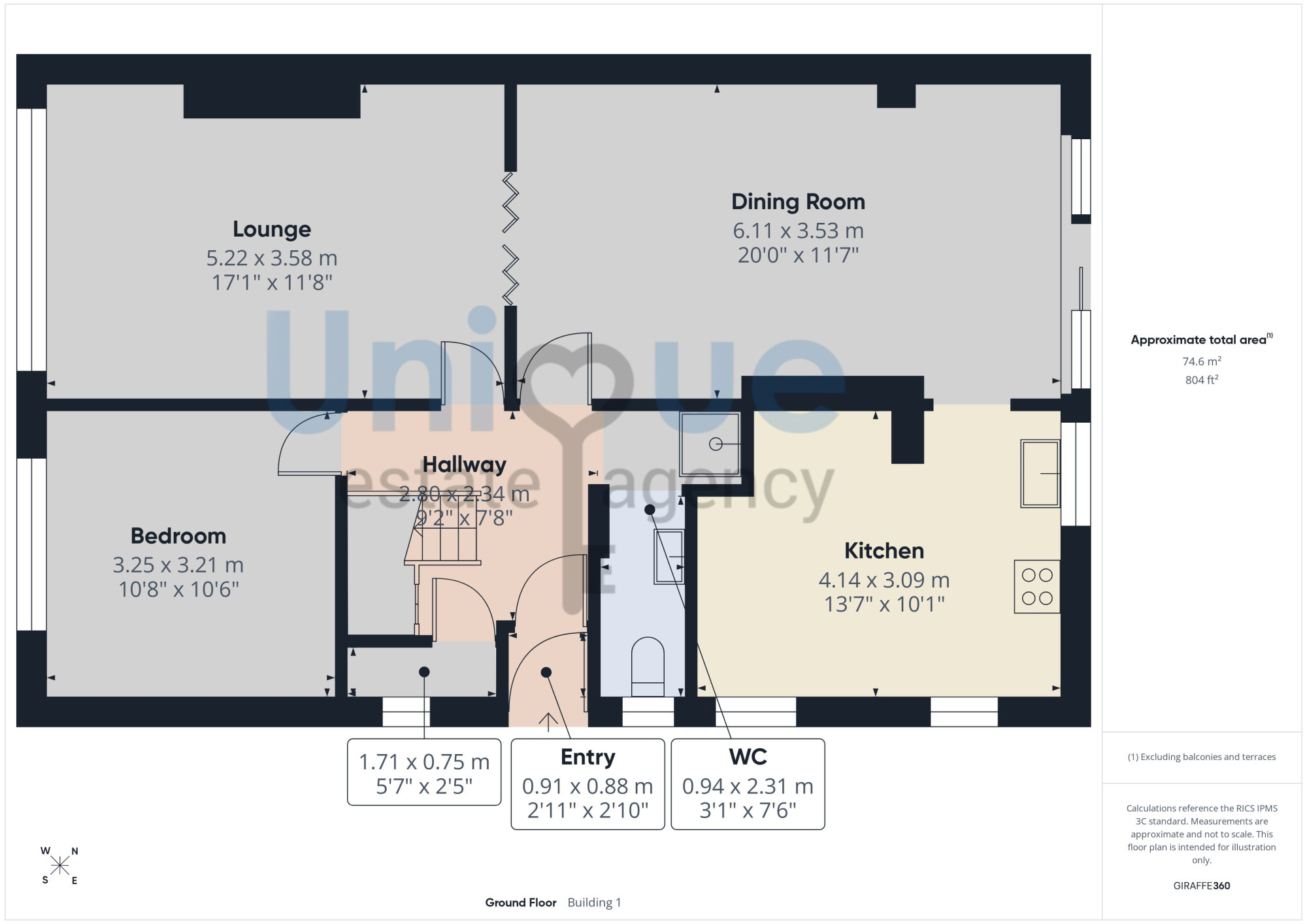 16, Bowland Place, Lytham St. Annes floorplan