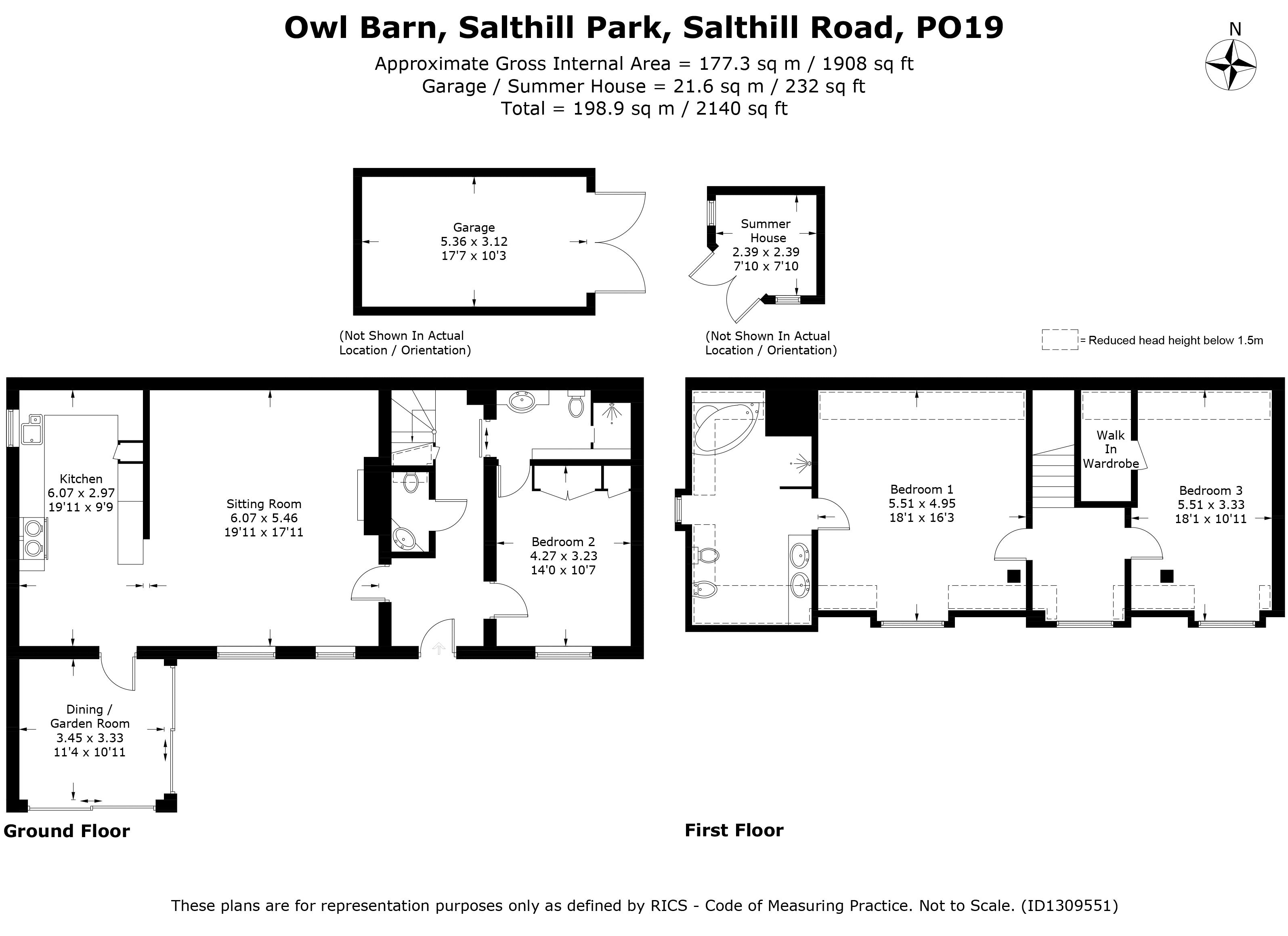 The Owl Barn, Salthill Park, Chichester floorplan