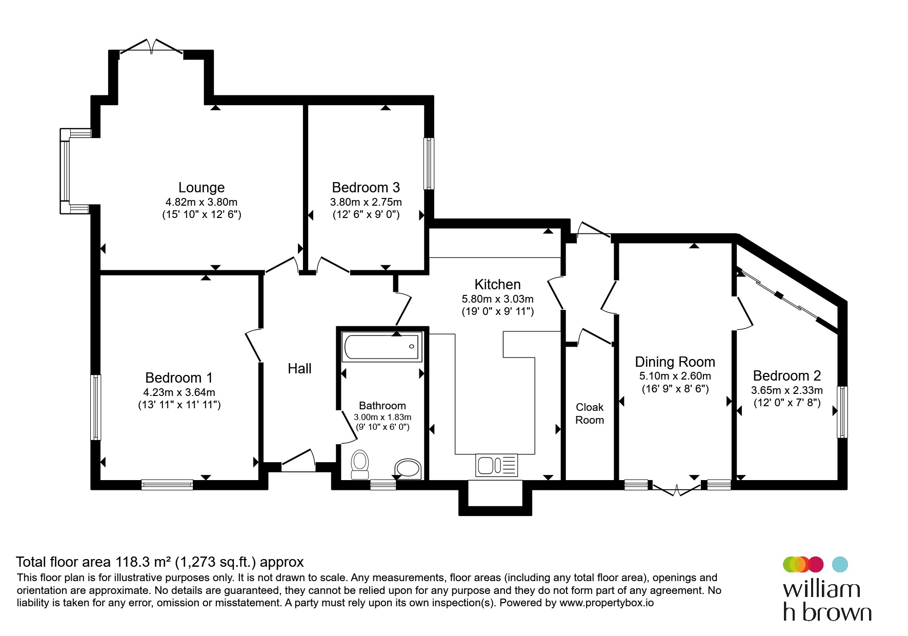 77, Maple Drive, Nottingham floorplan