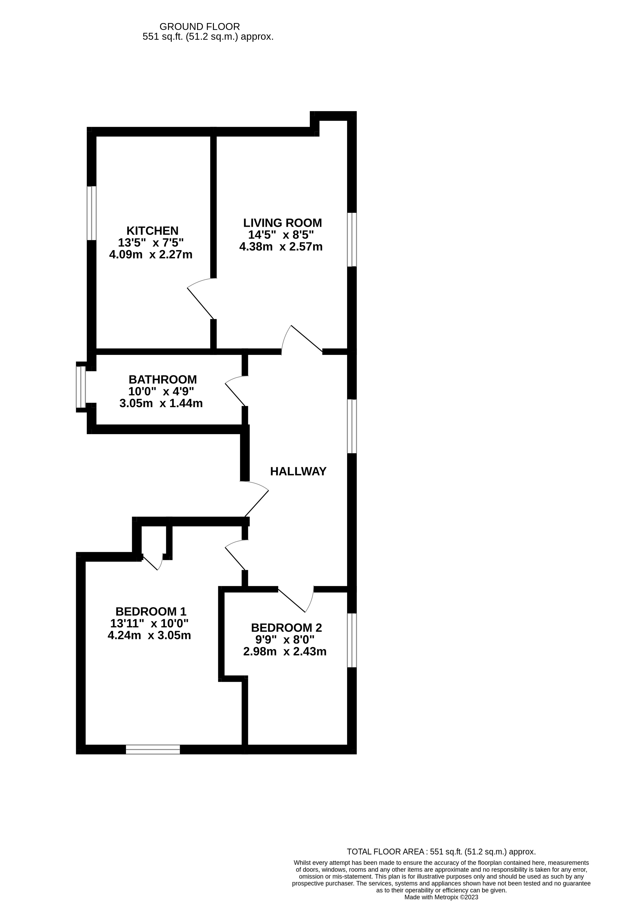 Green Batt, Alnwick NE66, 2 bedroom flat for sale 64496749