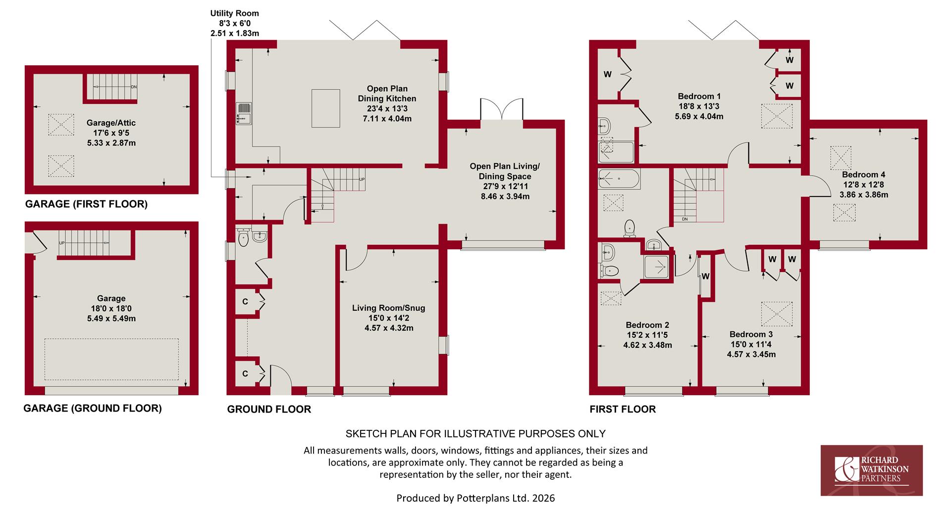 Larch House, Village Street, Sedgebrook floorplan