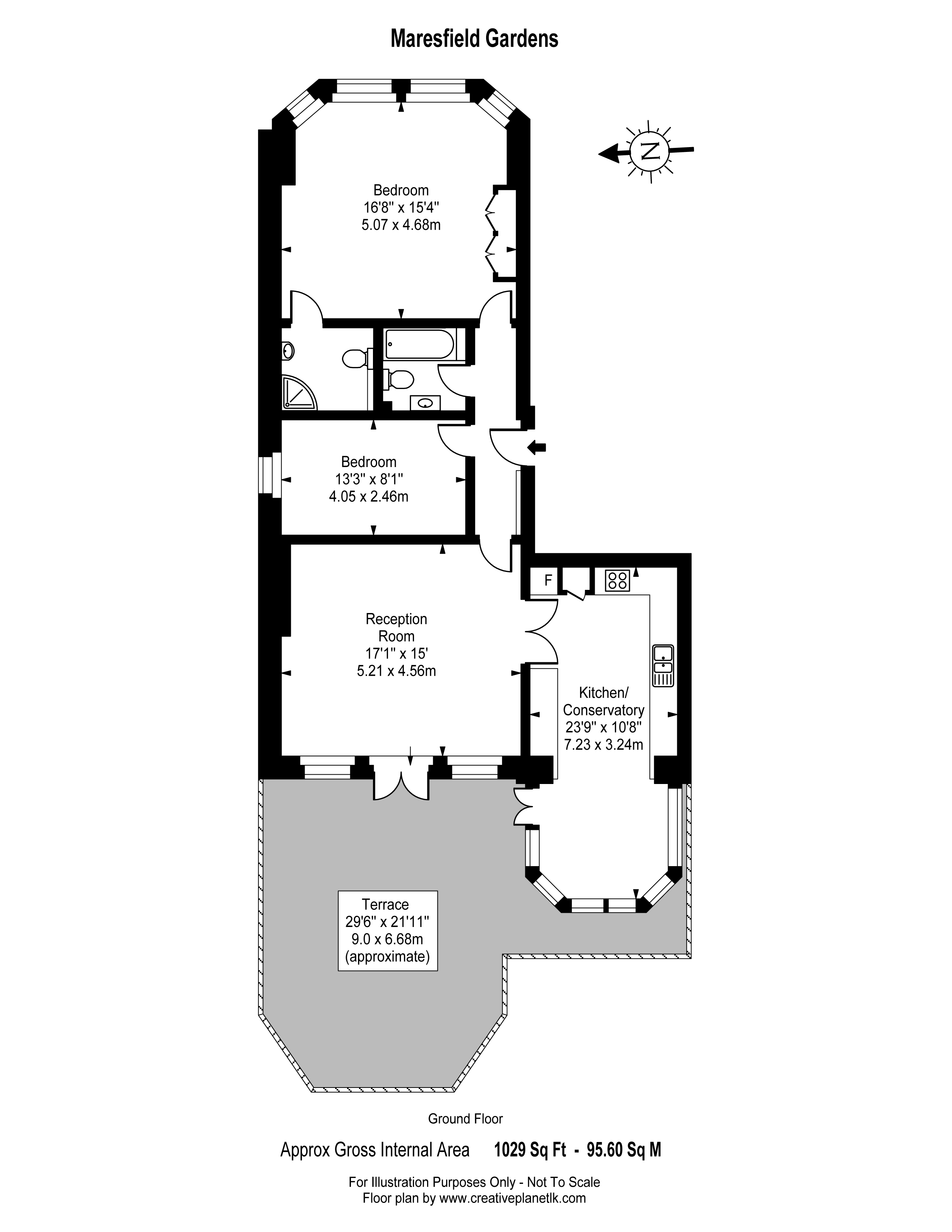 2 Bedrooms Flat to rent in Maresfield Gardens, Hampstead NW3