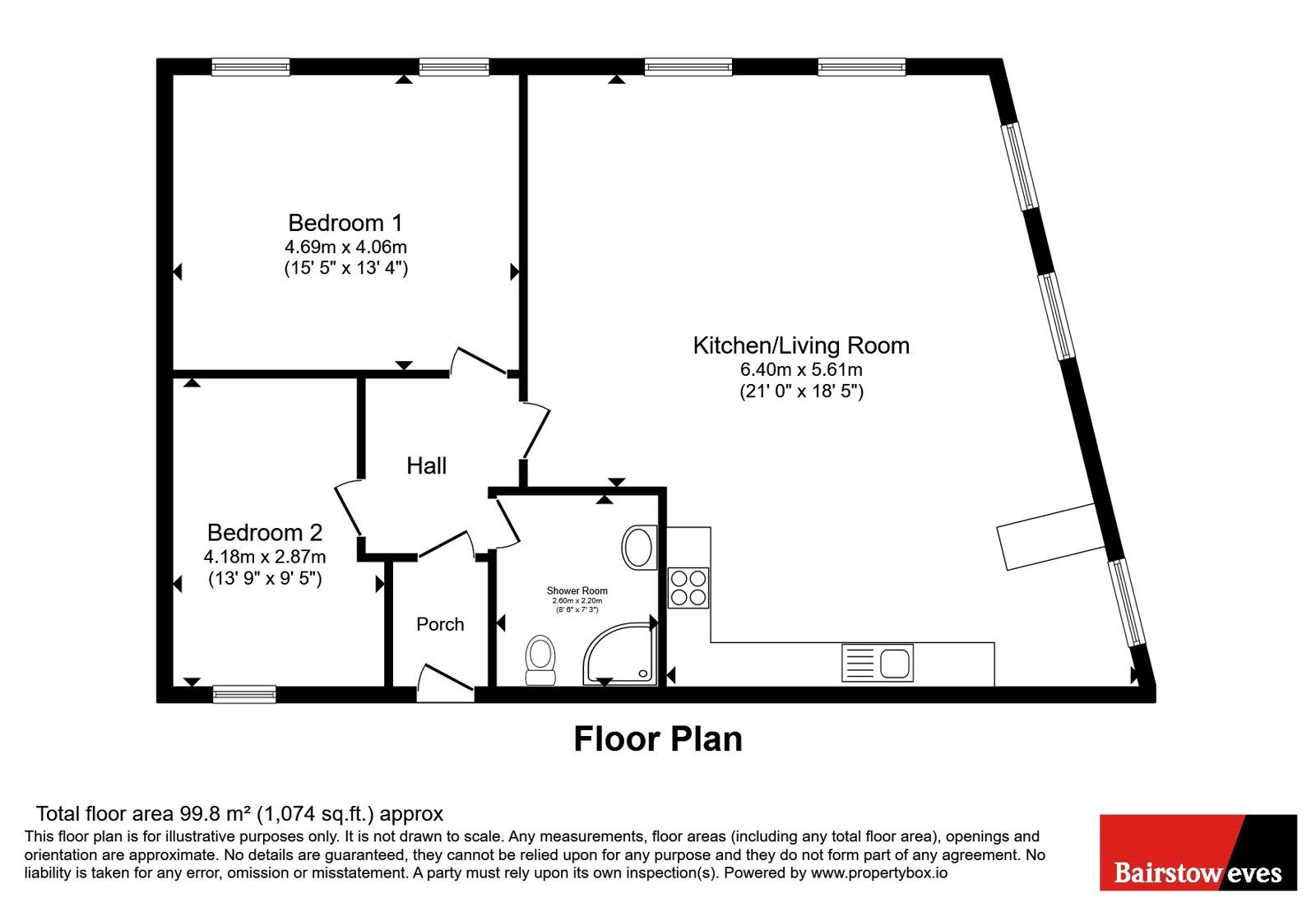 5, The Rafters, 576, Radford Road, Nottinghamshire floorplan