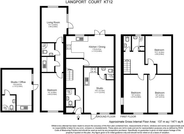 Langport Court,39, Ambleside Avenue, Walton-on-thames floorplan