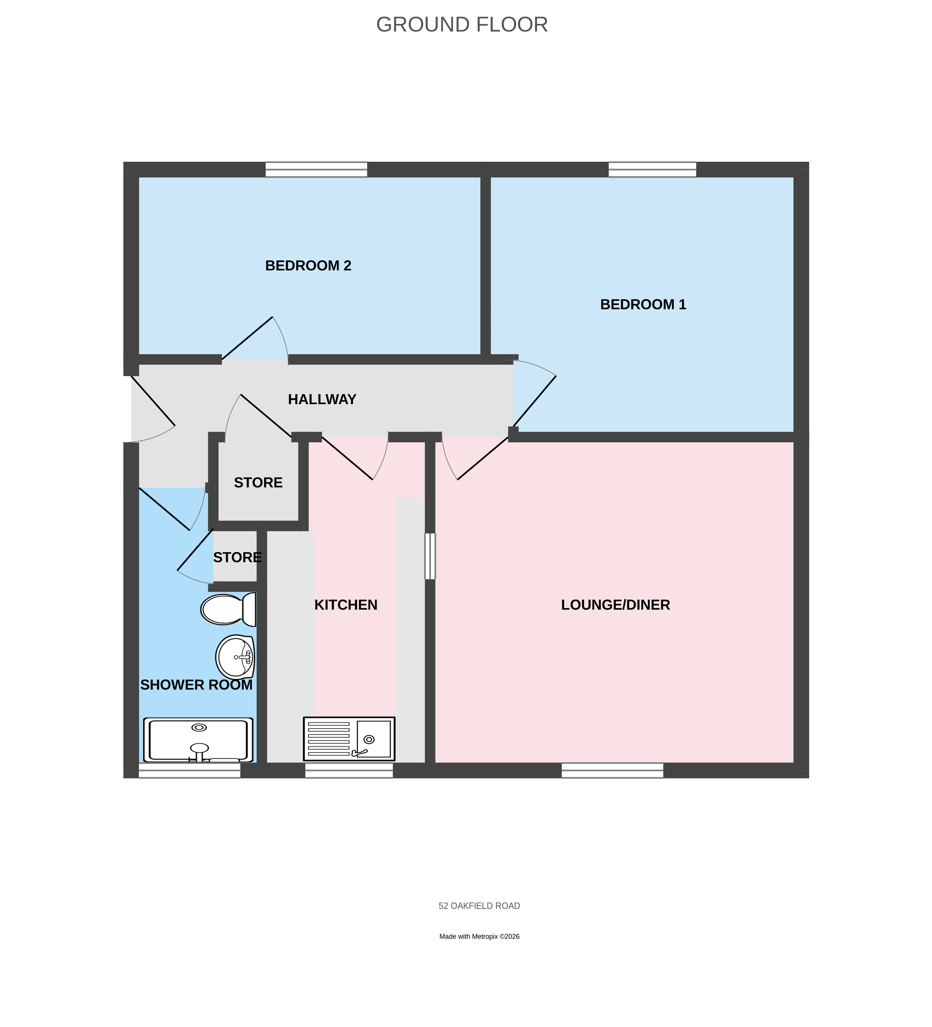 Oakfield Road, Shropshire floorplan