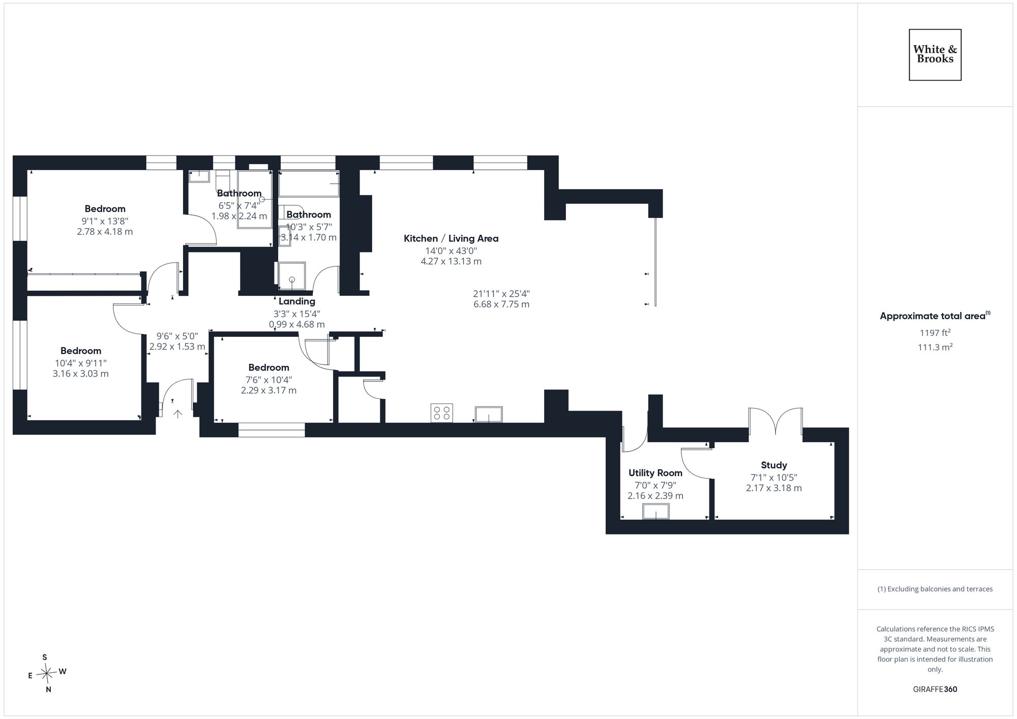 5 Holmwood Close, Chichester floorplan