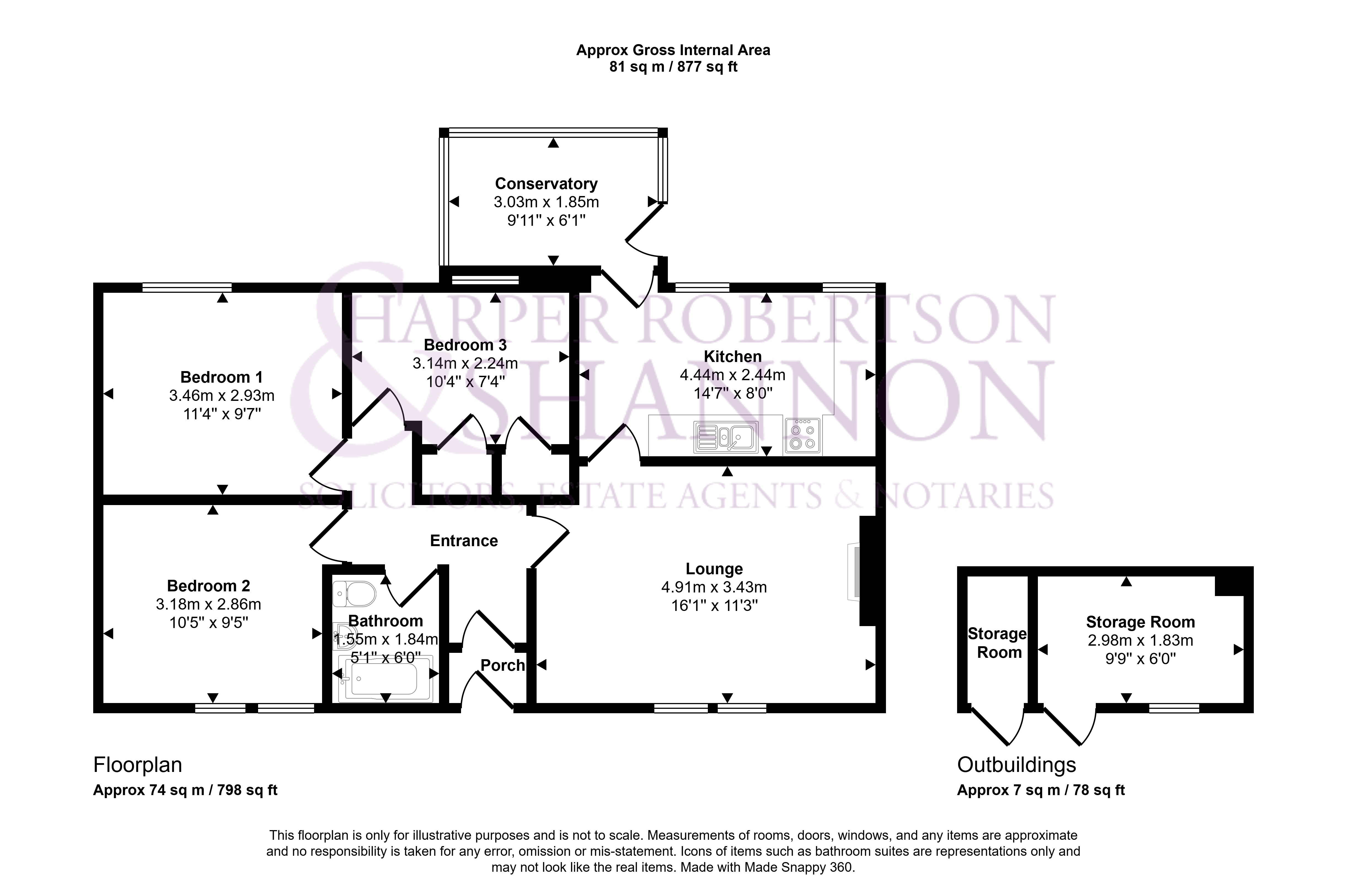 Stopford Street, Newcastleton floorplan