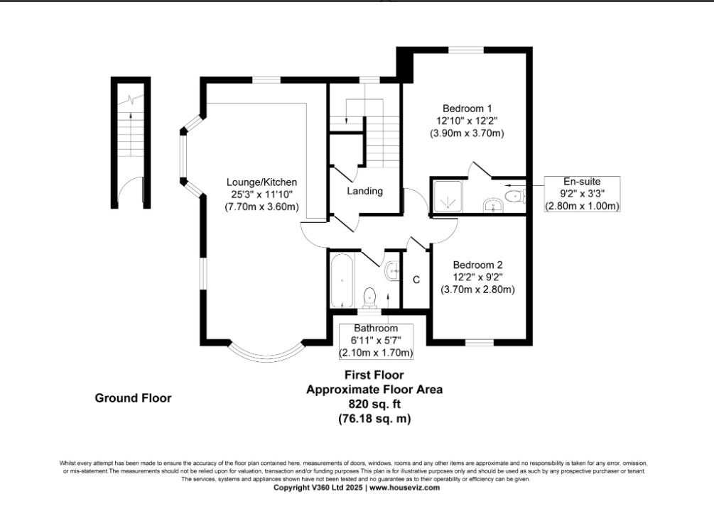 Flat 1, 7 Tennal Road, West Midlands floorplan