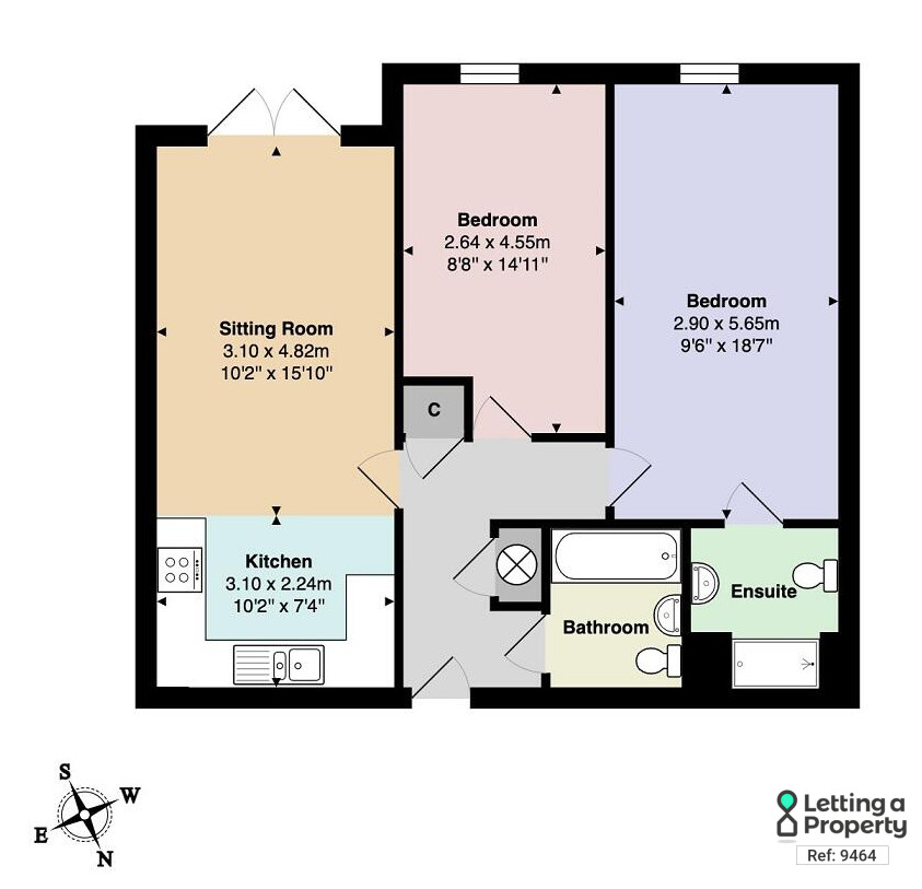 42, Gordon Woodward Way, Oxford floorplan