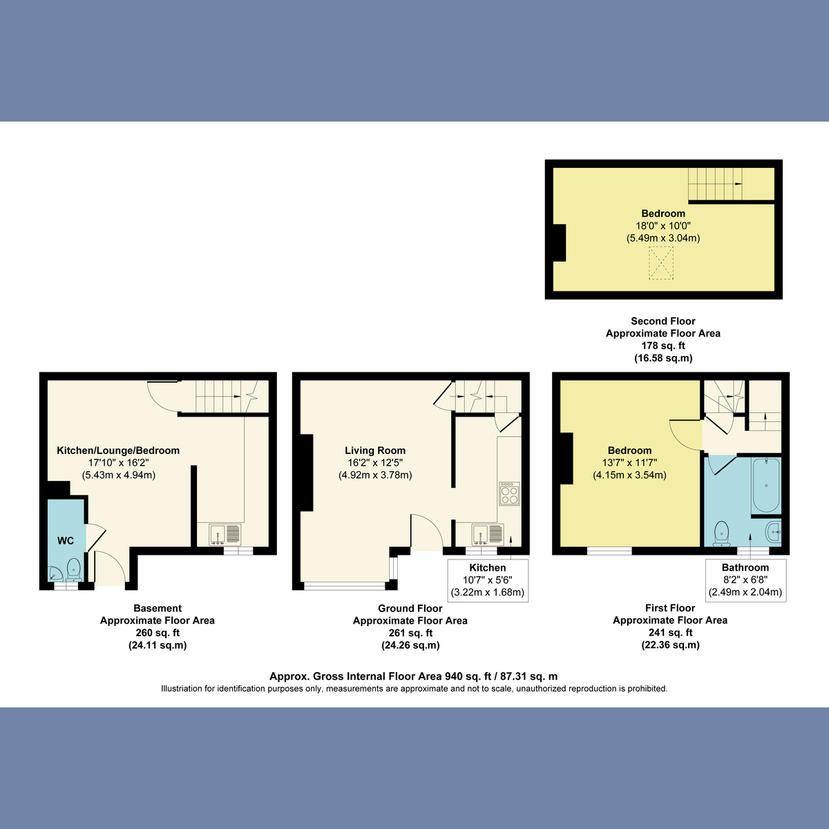 6, Woodside Place, Leeds floorplan