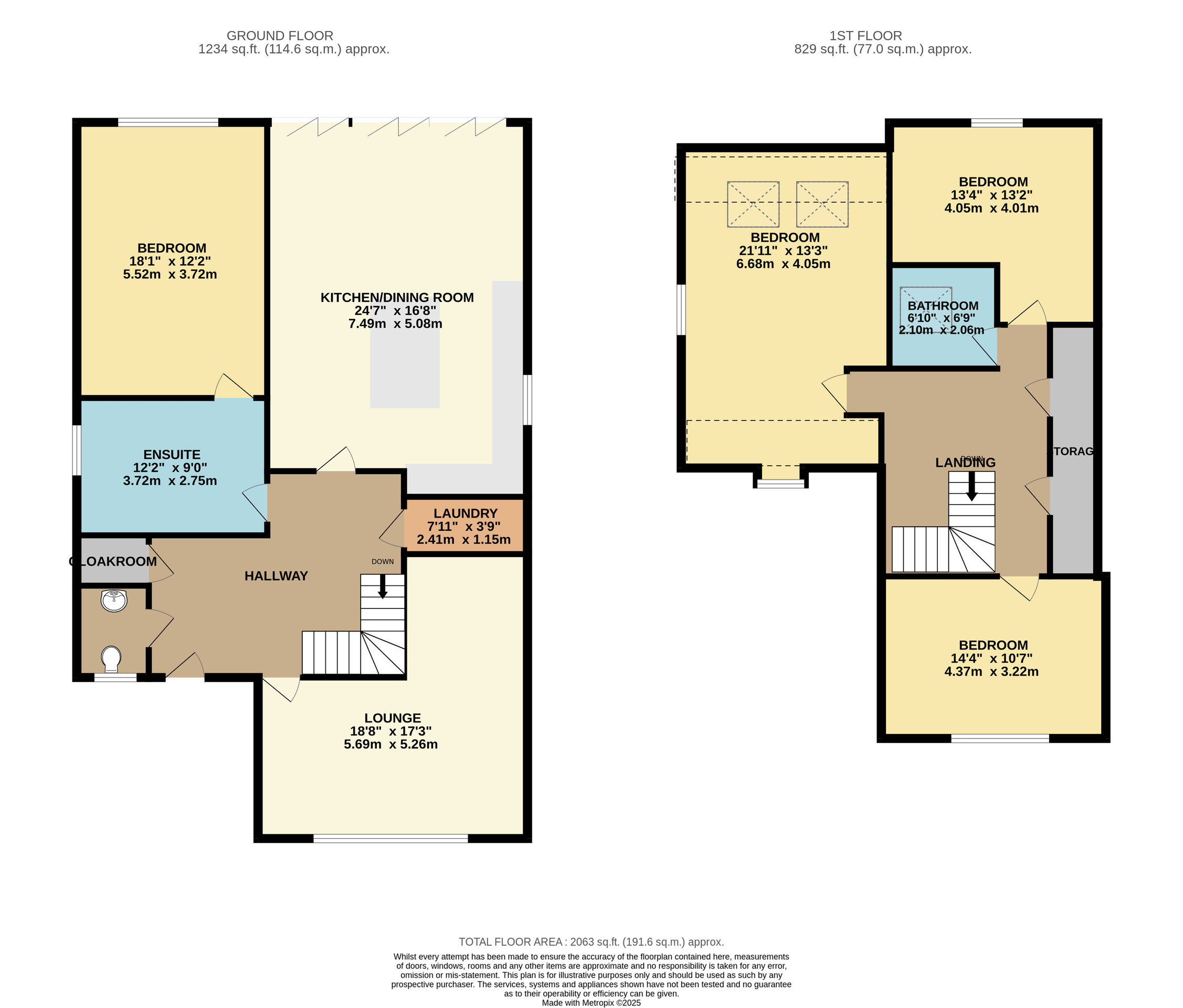 14 The Meadows, Newark floorplan
