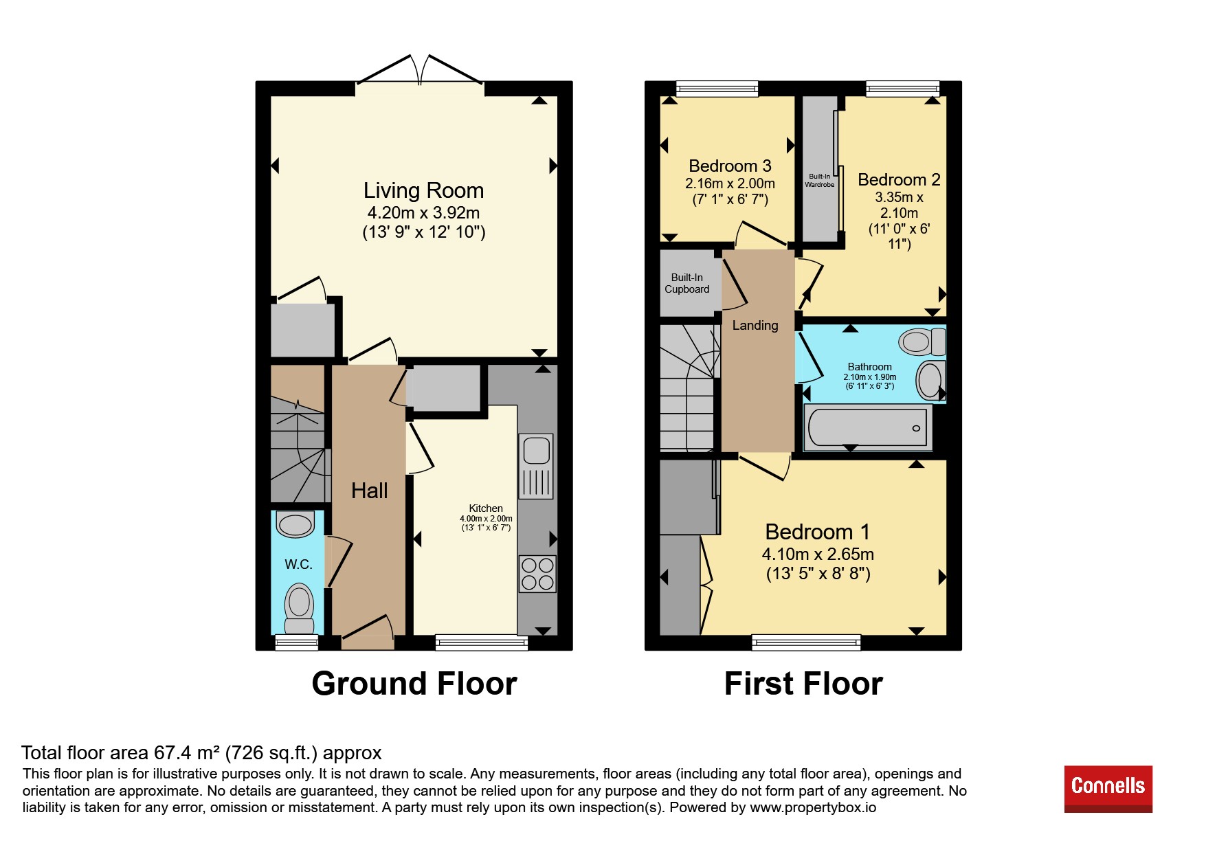8, Manders Croft, Southam floorplan