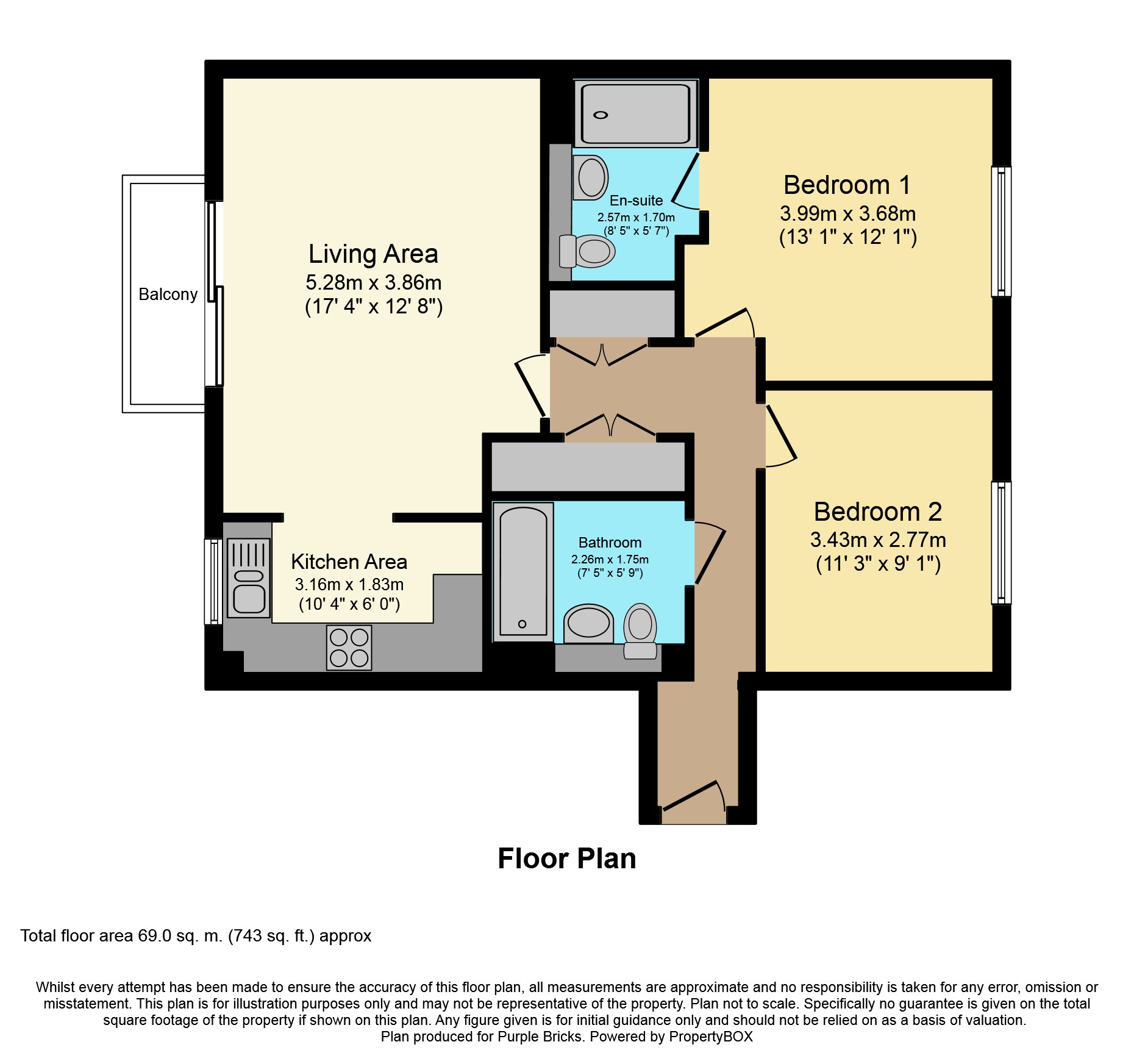 2 Bedrooms Flat for sale in Poynder Drive, Snodland ME6