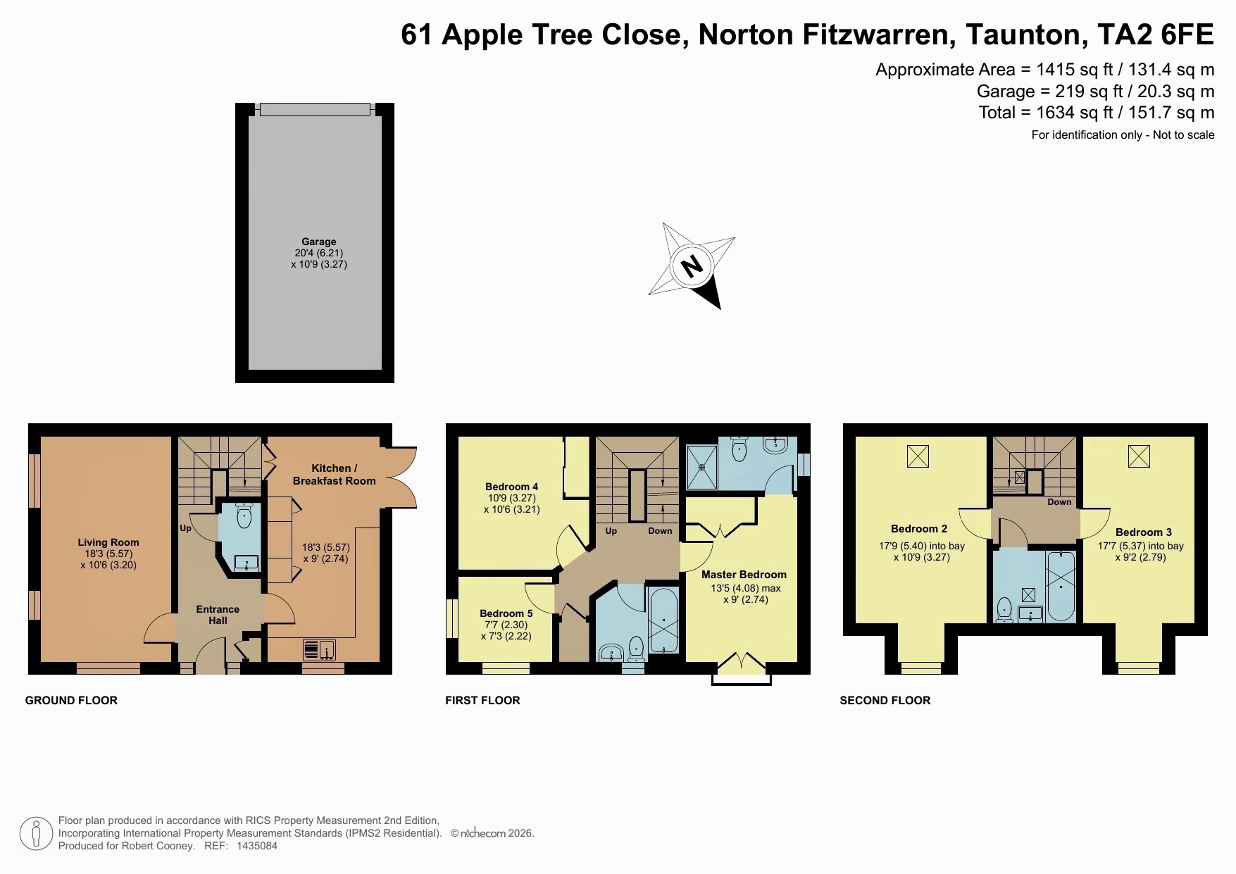 61 Apple Tree Close, Taunton floorplan