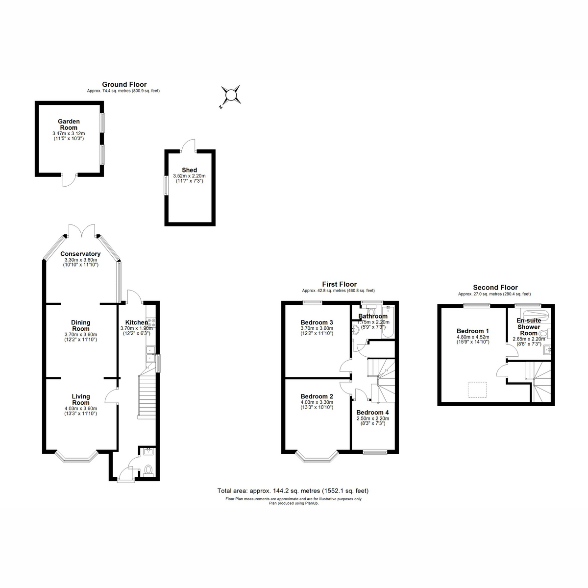 54, Deans Way, Edgware floorplan