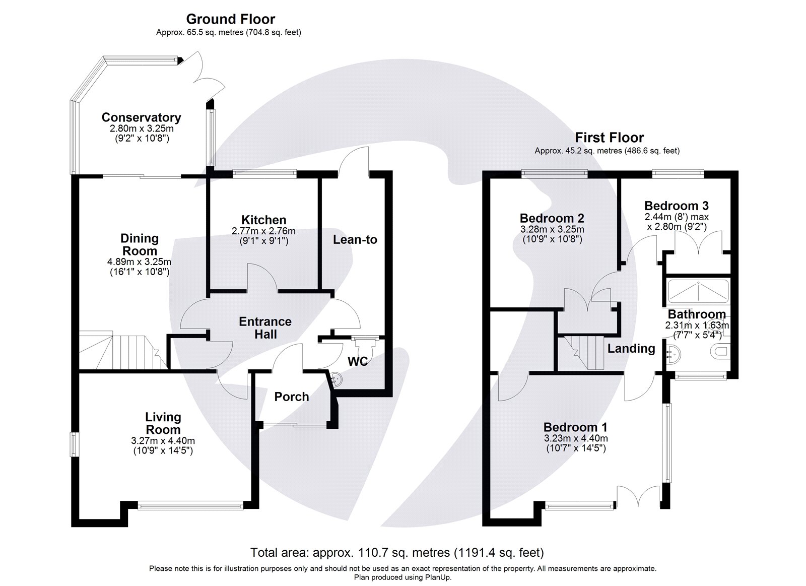 6, The South Glade, Bexley floorplan