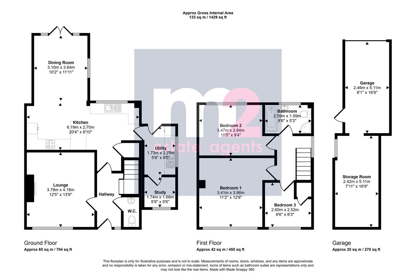 15, The Willows, Usk floorplan