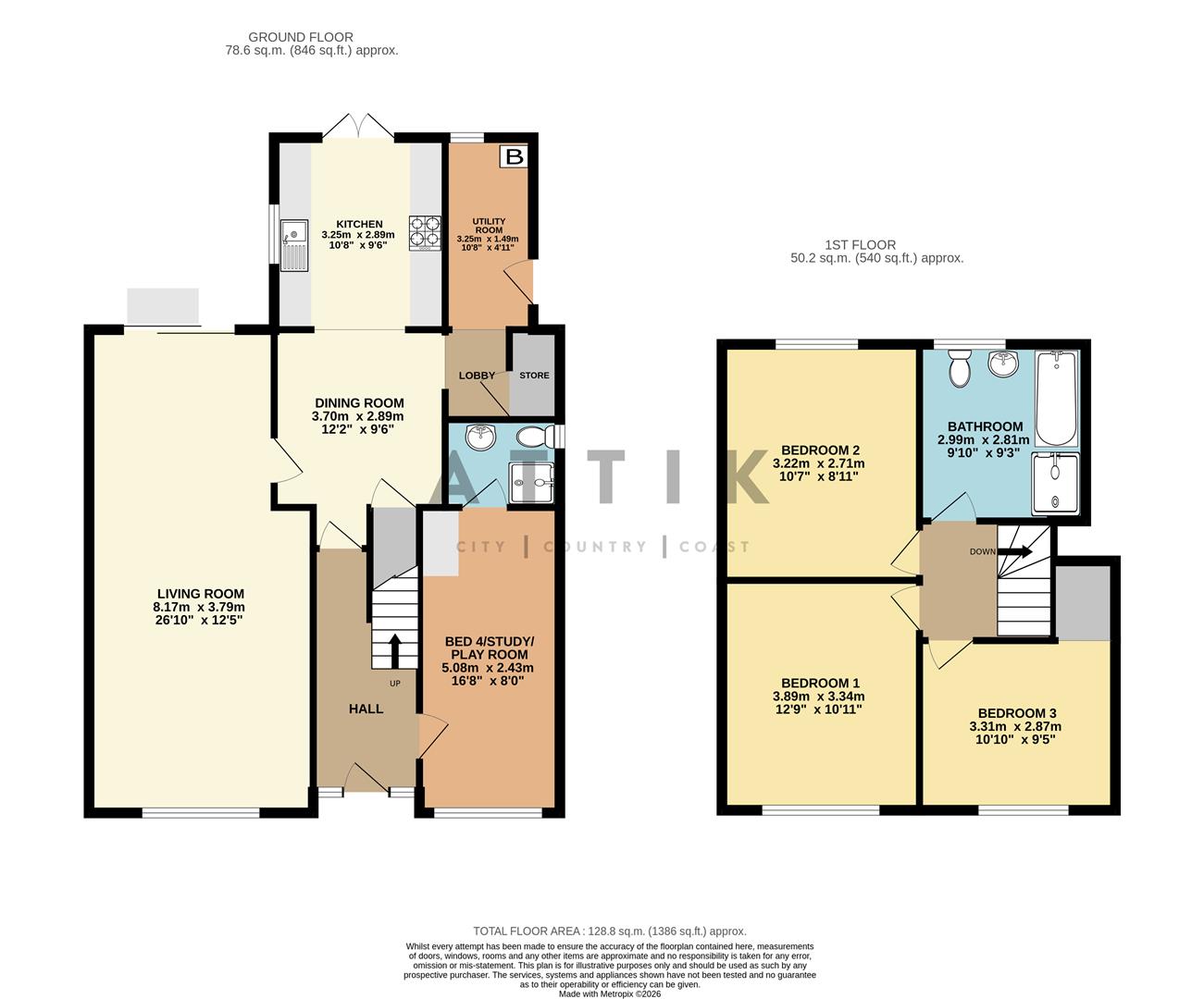 39, Walpole Road, Halesworth floorplan