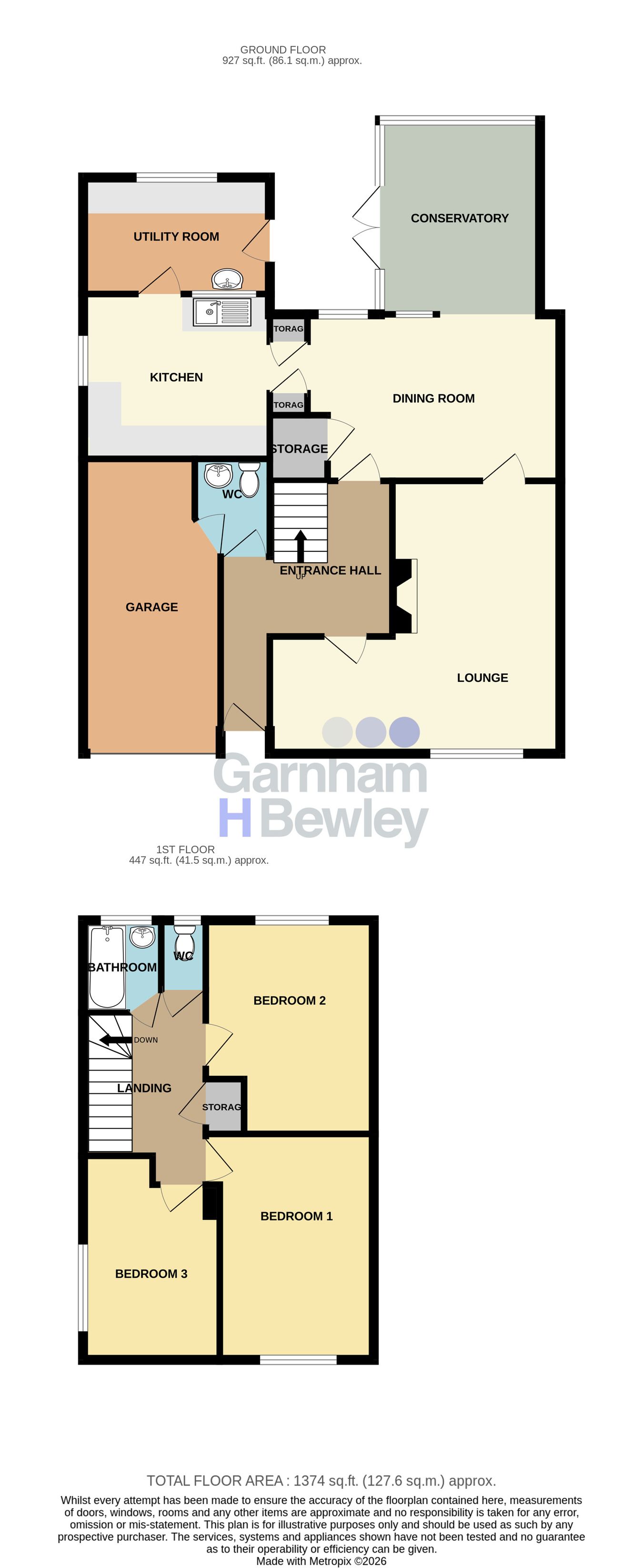 47, Bakers Lane, Lingfield floorplan