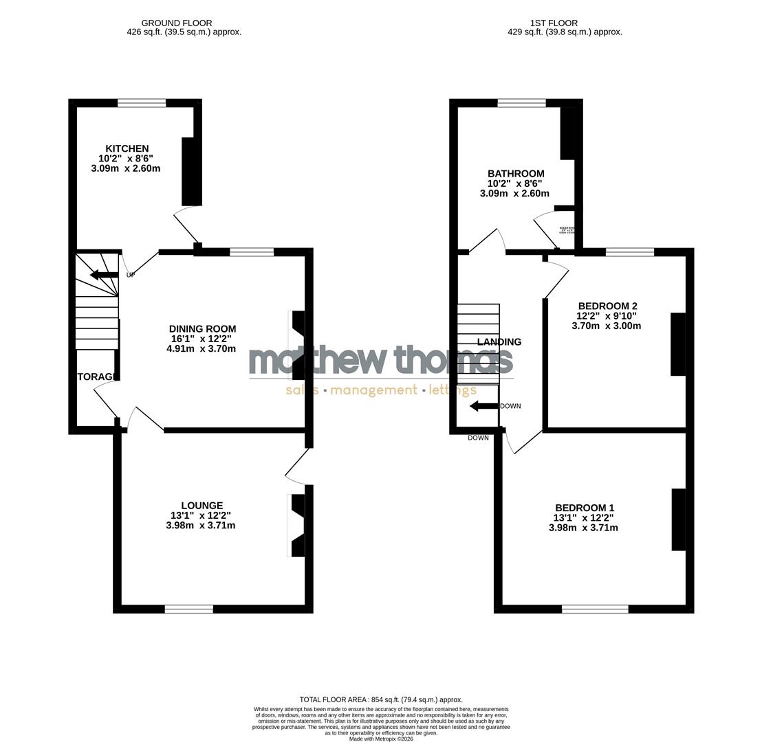 42, Derby Road, Ripley floorplan