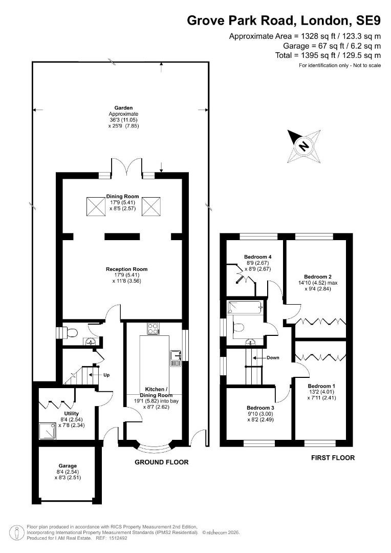 48, Grove Park Road, London floorplan