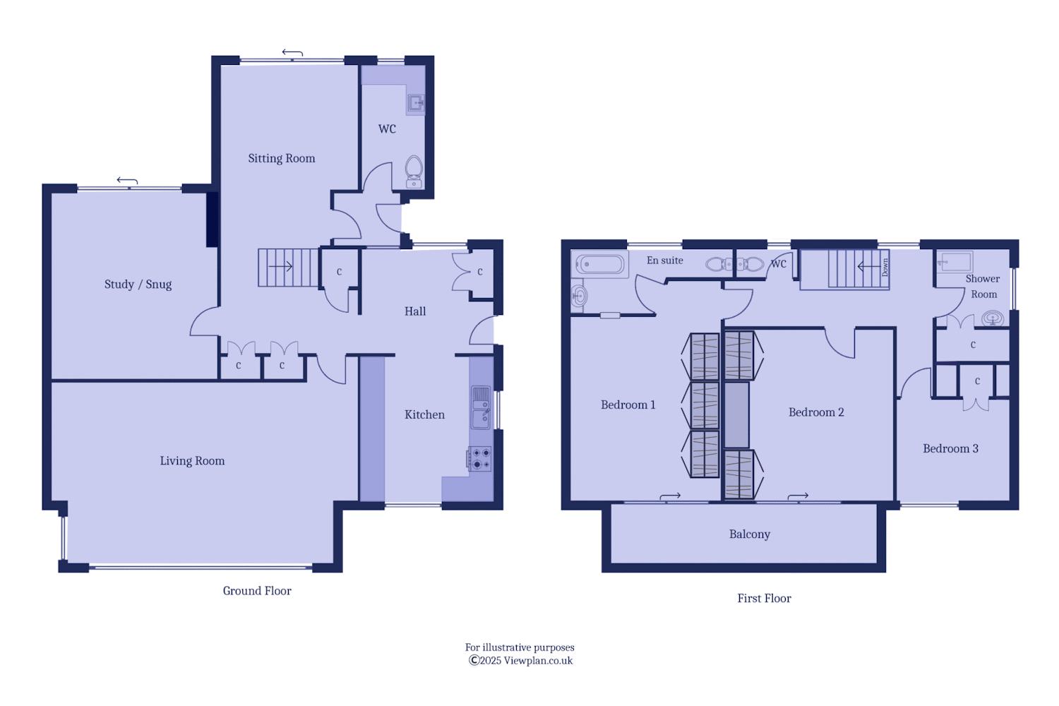 5, Whitcliffe Drive, Penarth floorplan