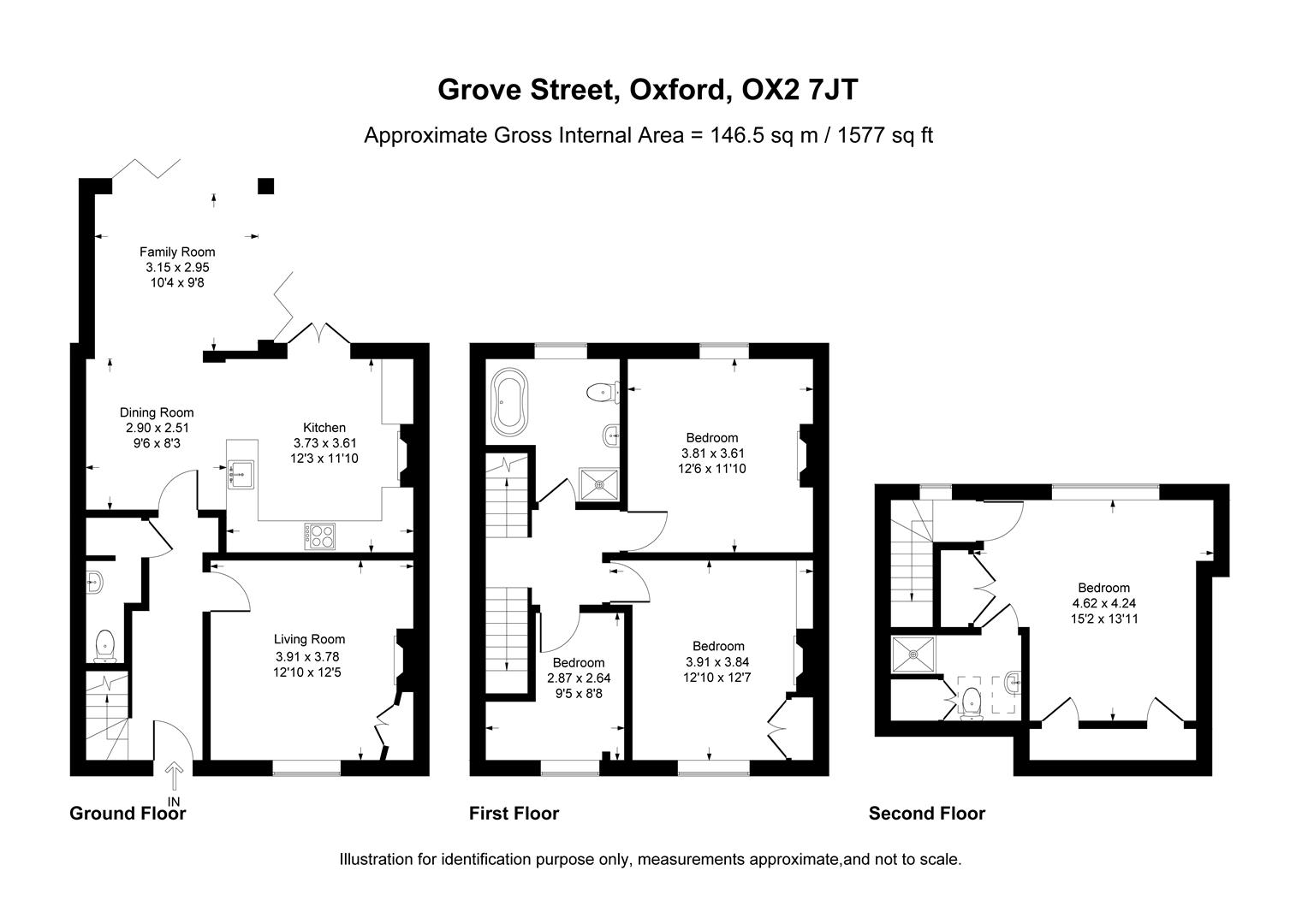 Summerfield Villa, 25, Grove Street, Oxford floorplan