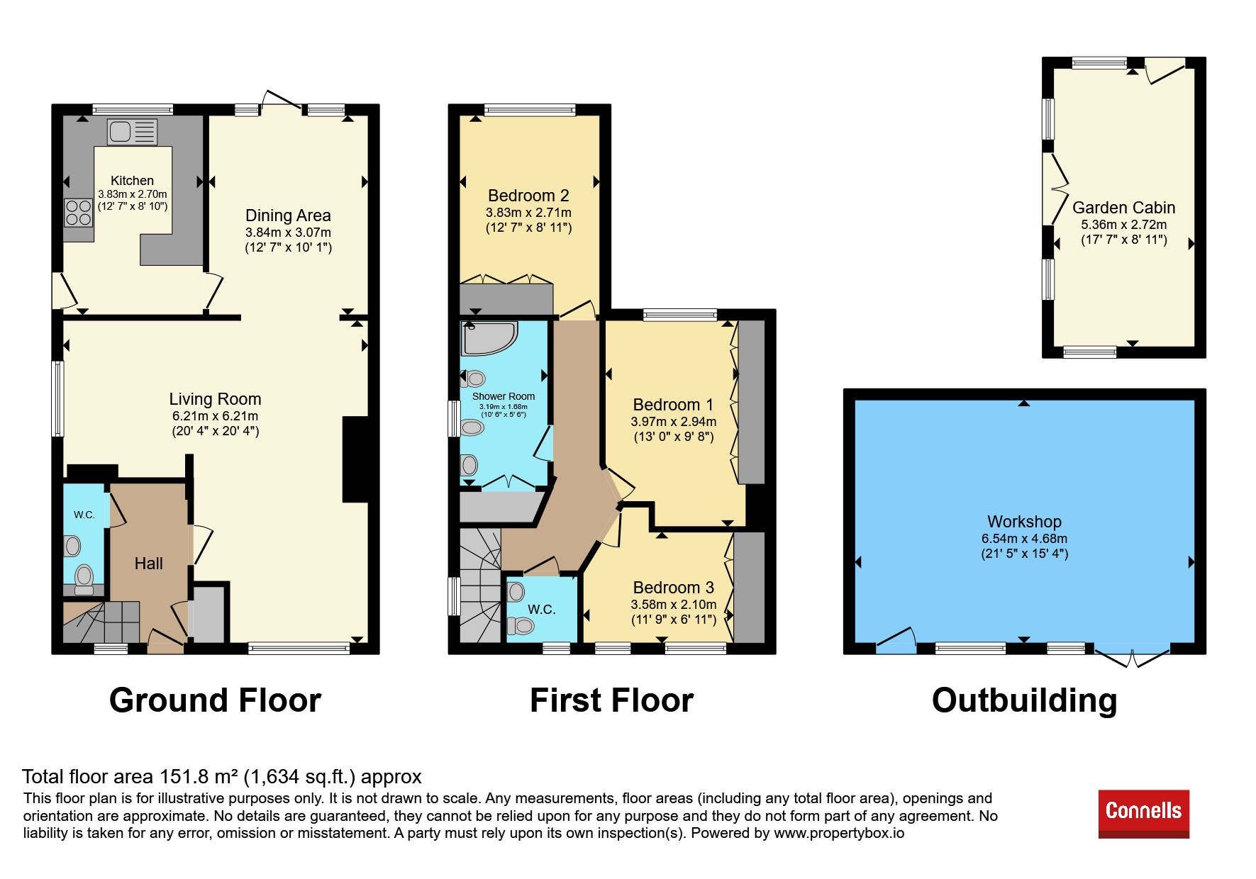 152, Redehall Road, Horley floorplan